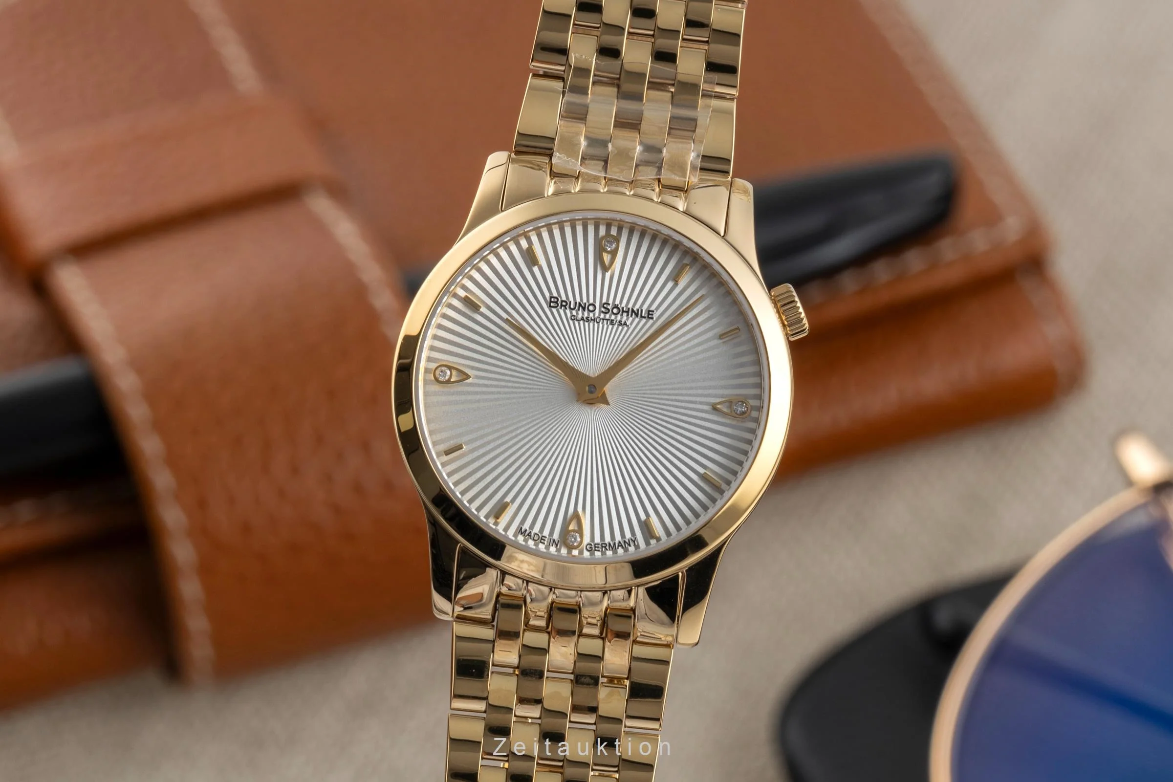 Bruno Söhnle Glashütte Bologna IV gilt / steel quartz women's watch 17-33231-240  [2506501] - Image 2