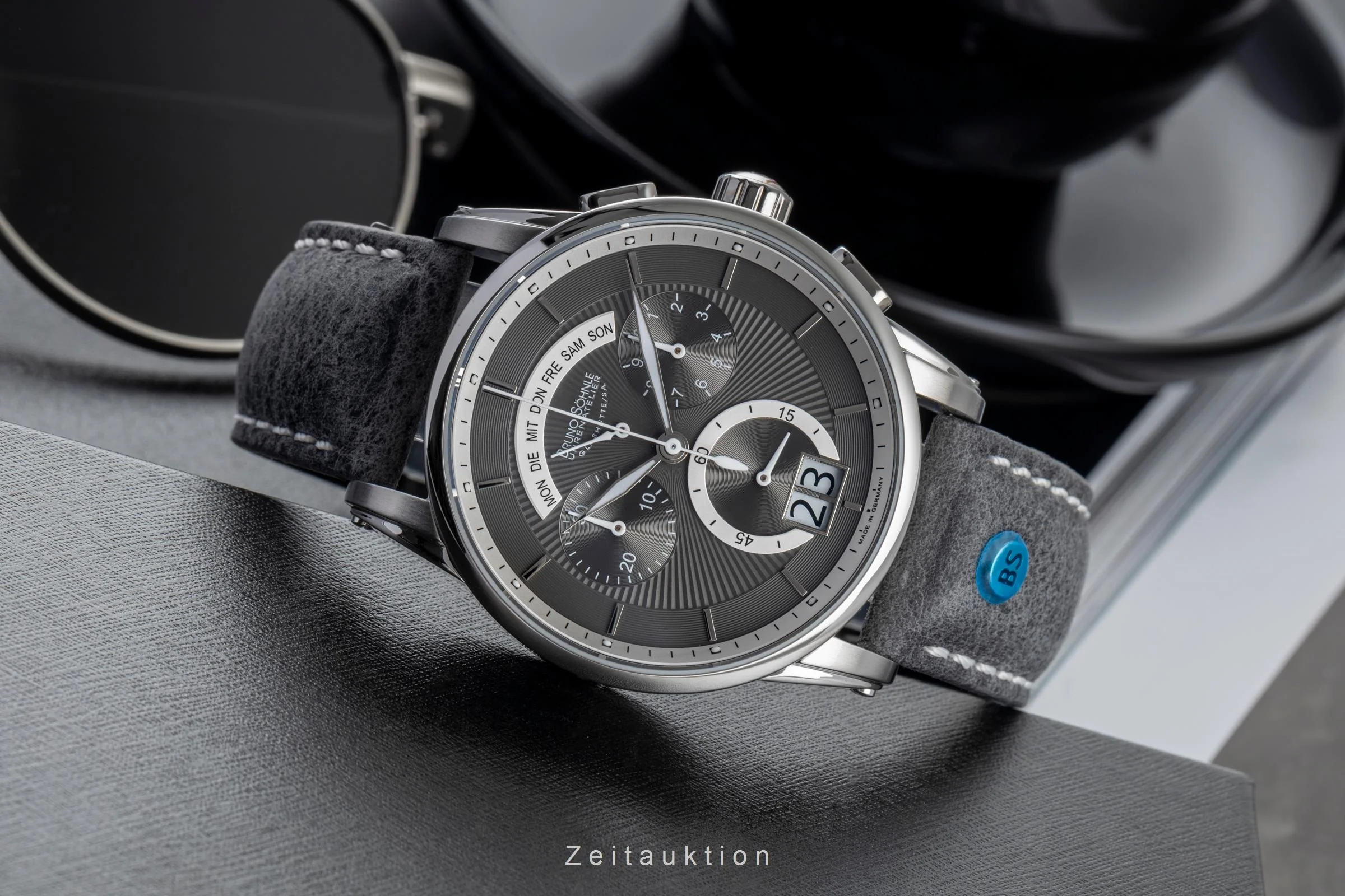 Bruno Söhnle Glashütte Grandioso chronograph steel quartz men's watch 17-13117-841  [2503420] - Image 3