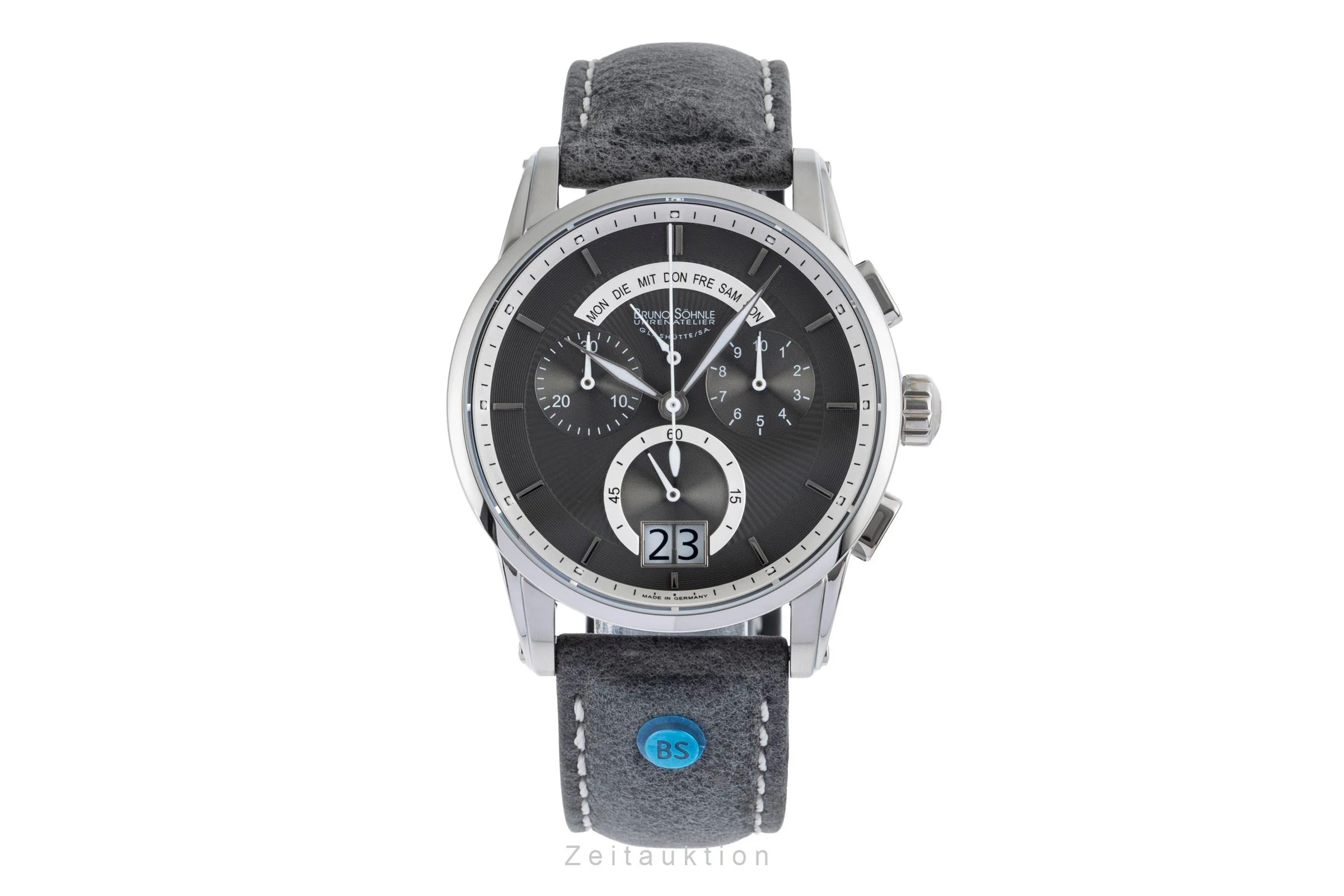 Bruno Söhnle Glashütte Grandioso chronograph steel quartz men's watch 17-13117-841  [2503420] - Image 5