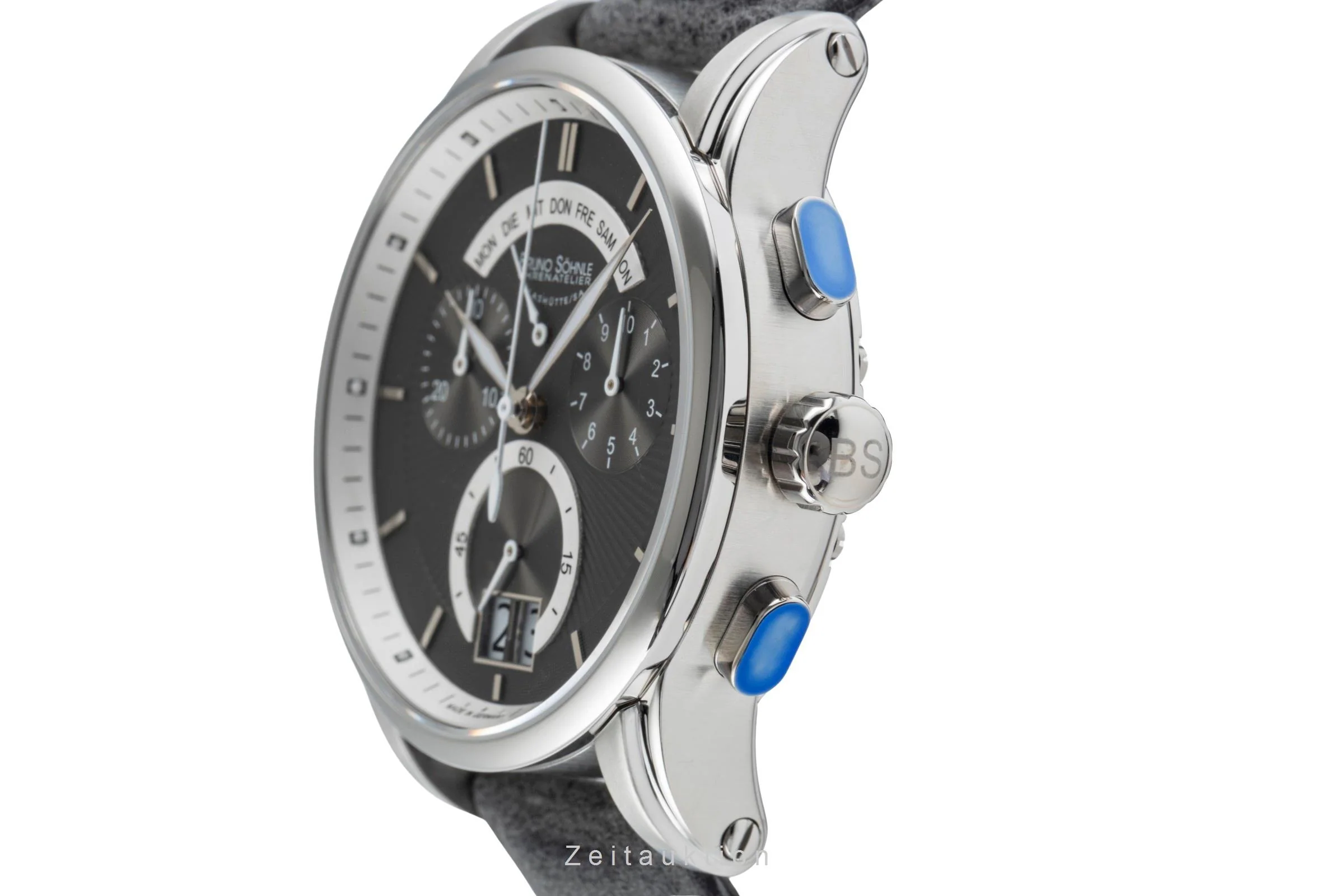 Bruno Söhnle Glashütte Grandioso chronograph steel quartz men's watch 17-13117-841  [2503420] - Image 7