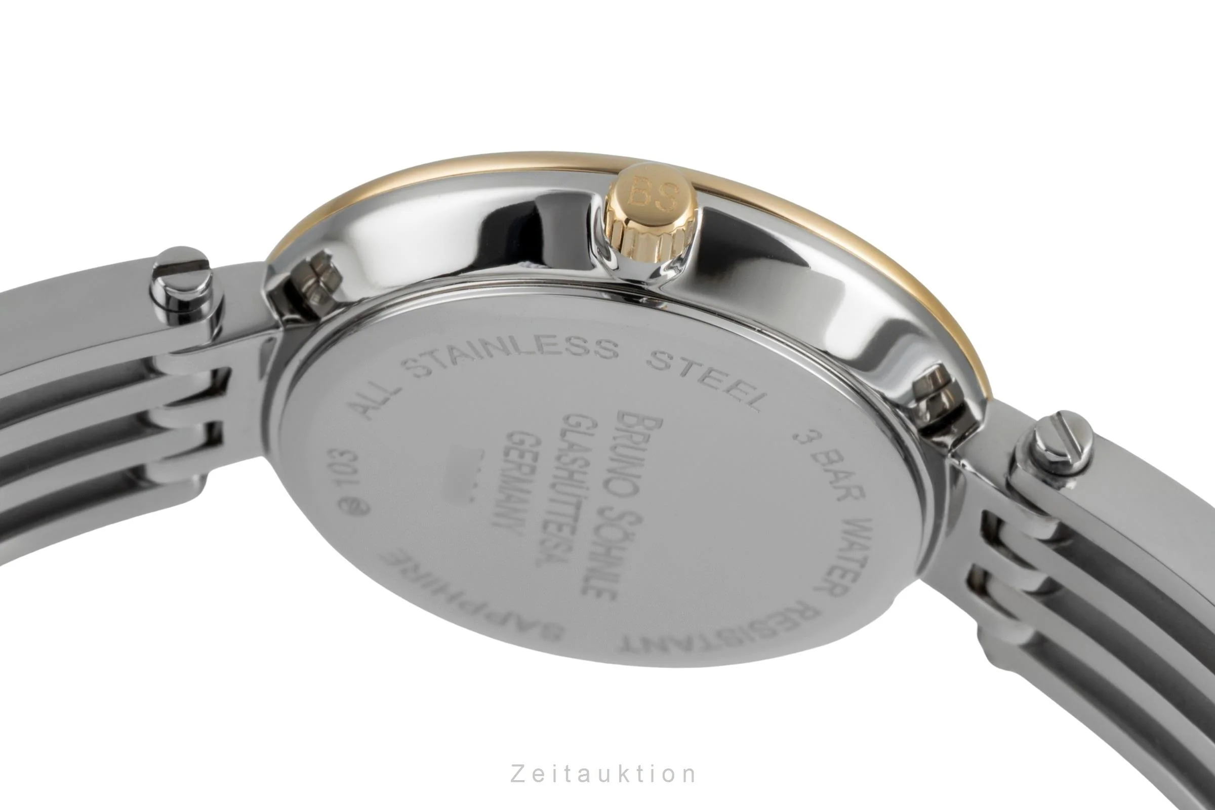 Bruno Söhnle Glashütte Latina II gilt / steel quartz women's watch 17-23103-242  [2503421] - Image 12