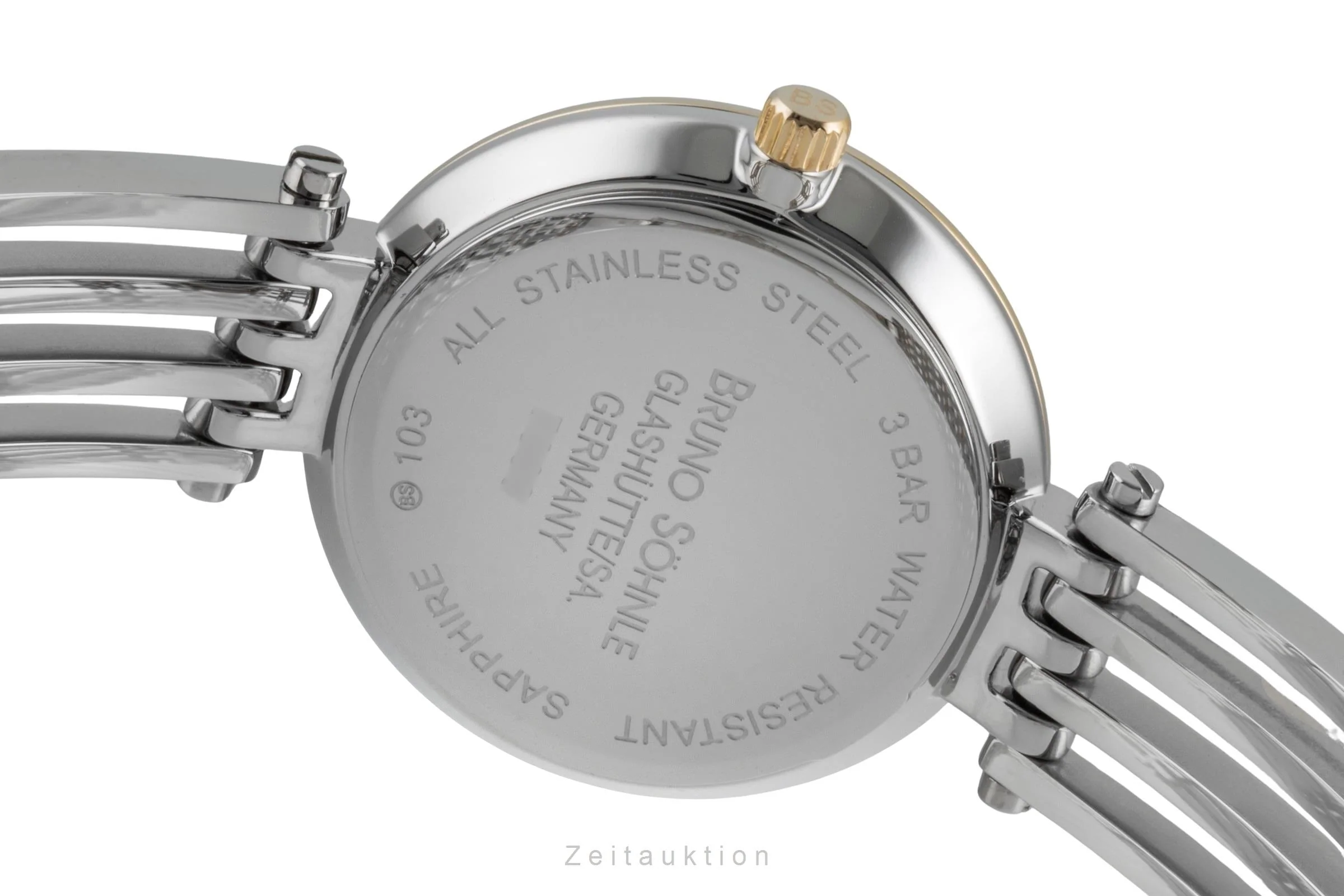 Bruno Söhnle Glashütte Latina II gilt / steel quartz women's watch 17-23103-242  [2503421] - Image 13