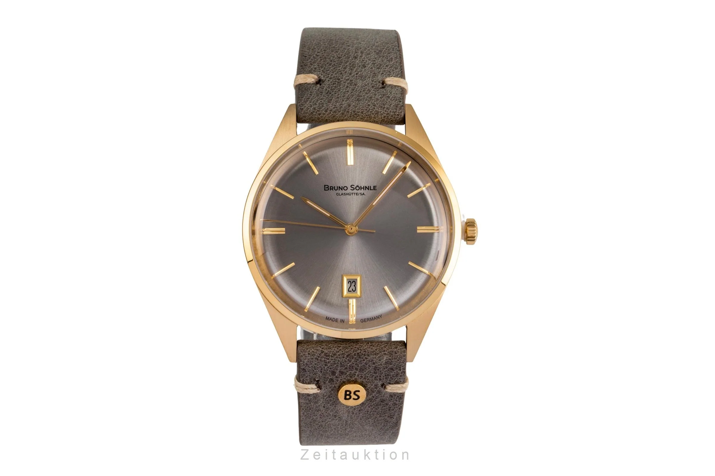 Bruno Söhnle Glashütte Merano gilt / steel quartz men's watch 17-33232-241  [2503443] - Image 5