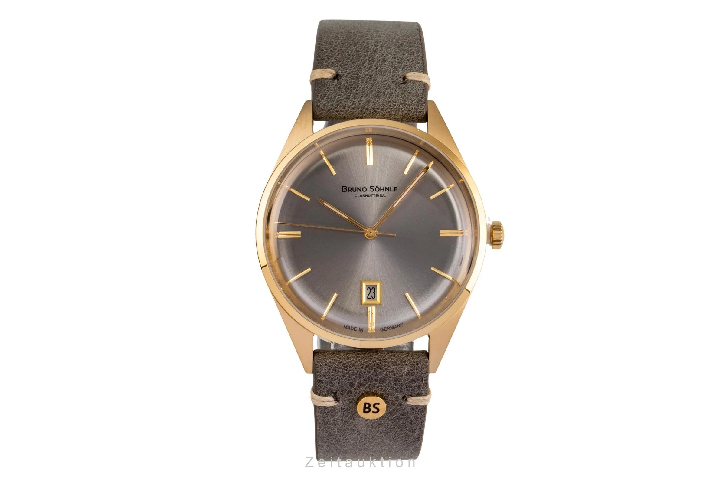 Bruno Söhnle Glashütte Merano gilt / steel quartz men's watch 17-33232-241  [2504854] - Image 5