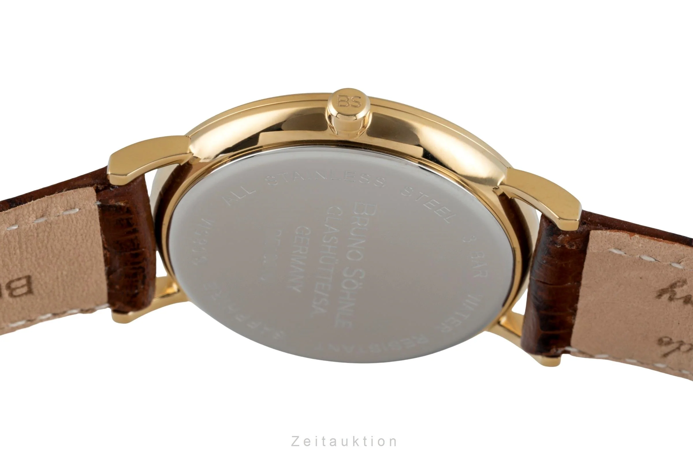 Bruno Söhnle Glashütte Nabucco gilt / steel quartz men's watch 17-33085-921  [2504855] - Image 12