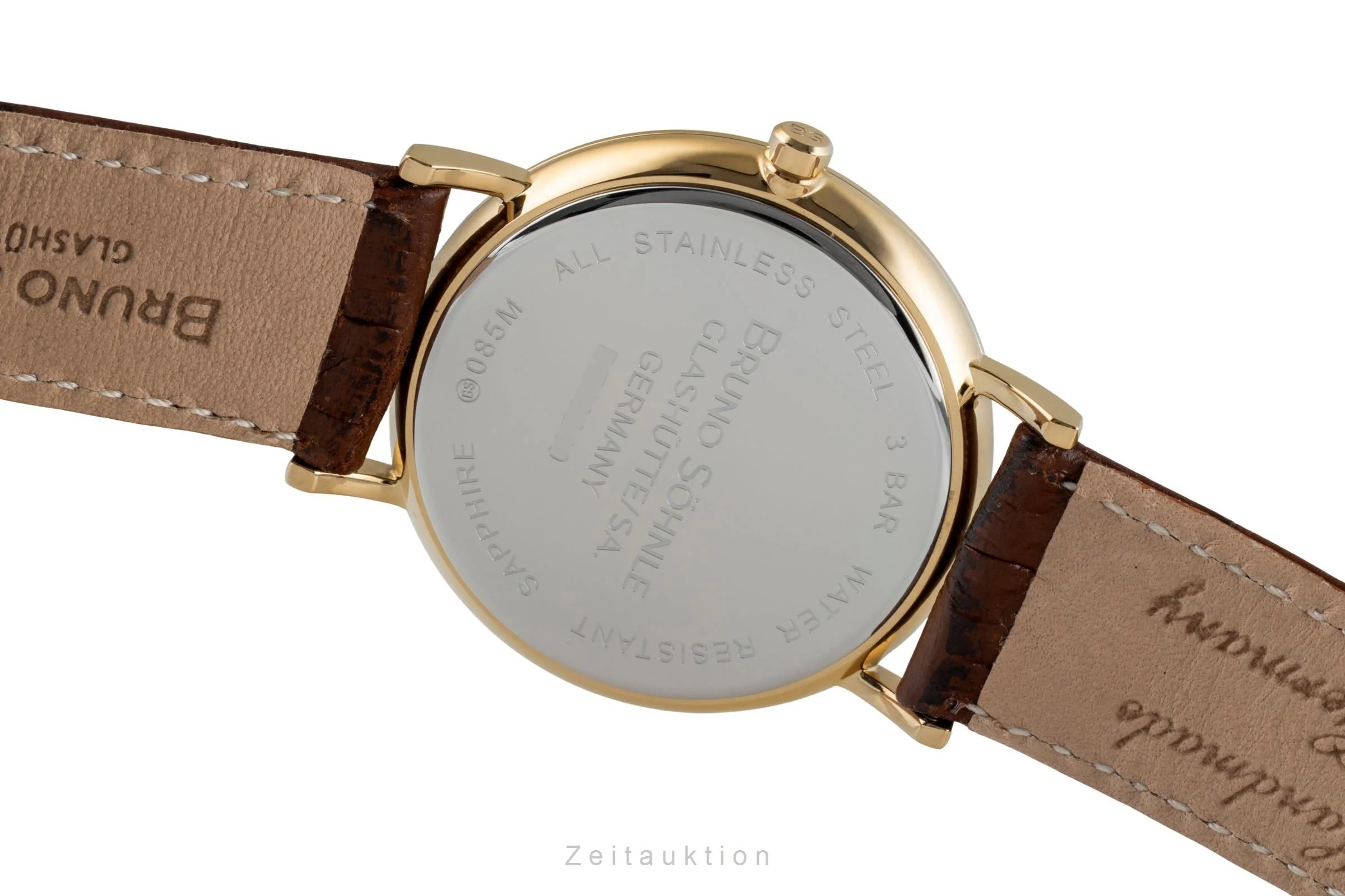 Bruno Söhnle Glashütte Nabucco gilt / steel quartz men's watch 17-33085-921  [2506460] - Image 13