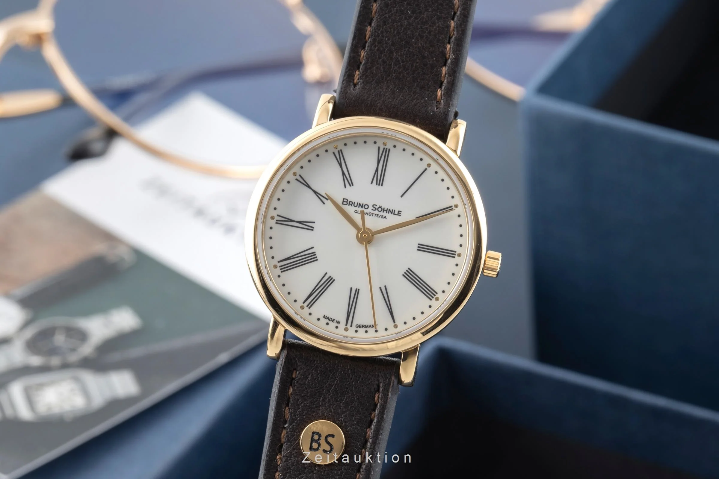 Bruno Söhnle Glashütte Nabucco gilt / steel quartz women's watch 17-33045-137  [2504771] - Image 2