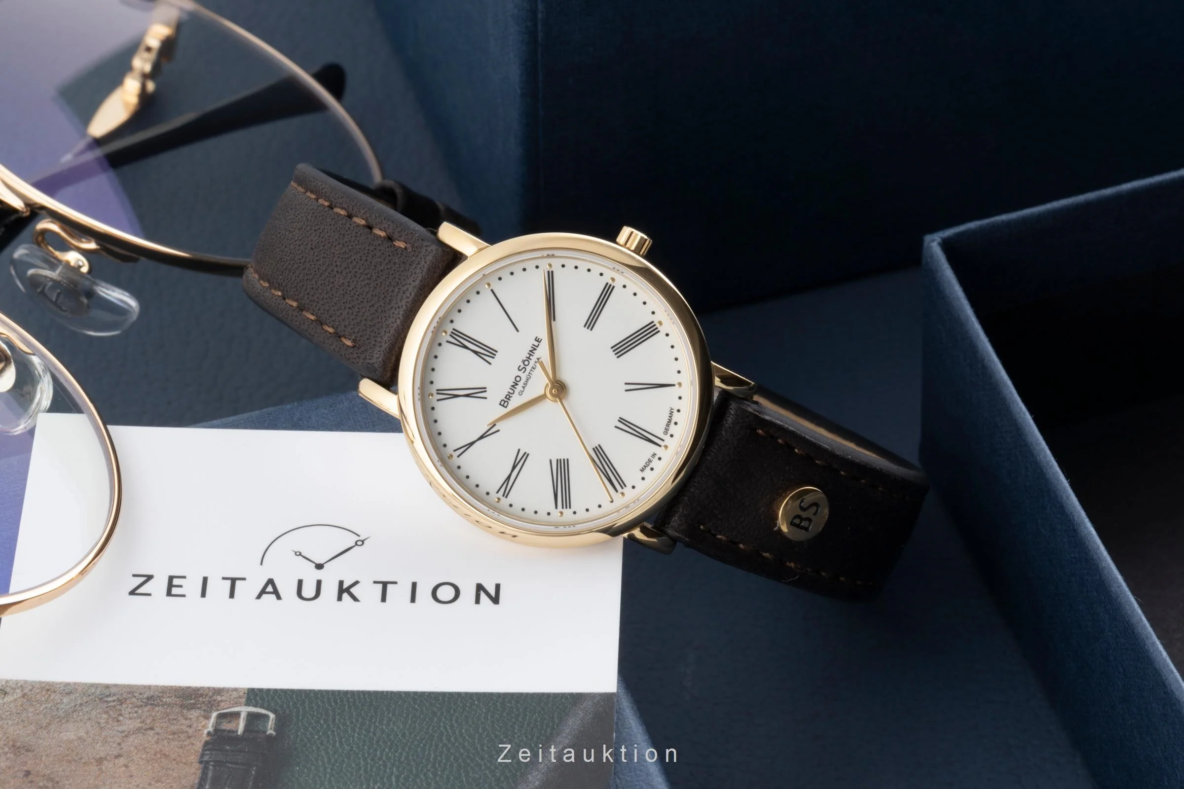 Bruno Söhnle Glashütte Nabucco gilt / steel quartz women's watch 17-33045-137  [2504771] - Image 3