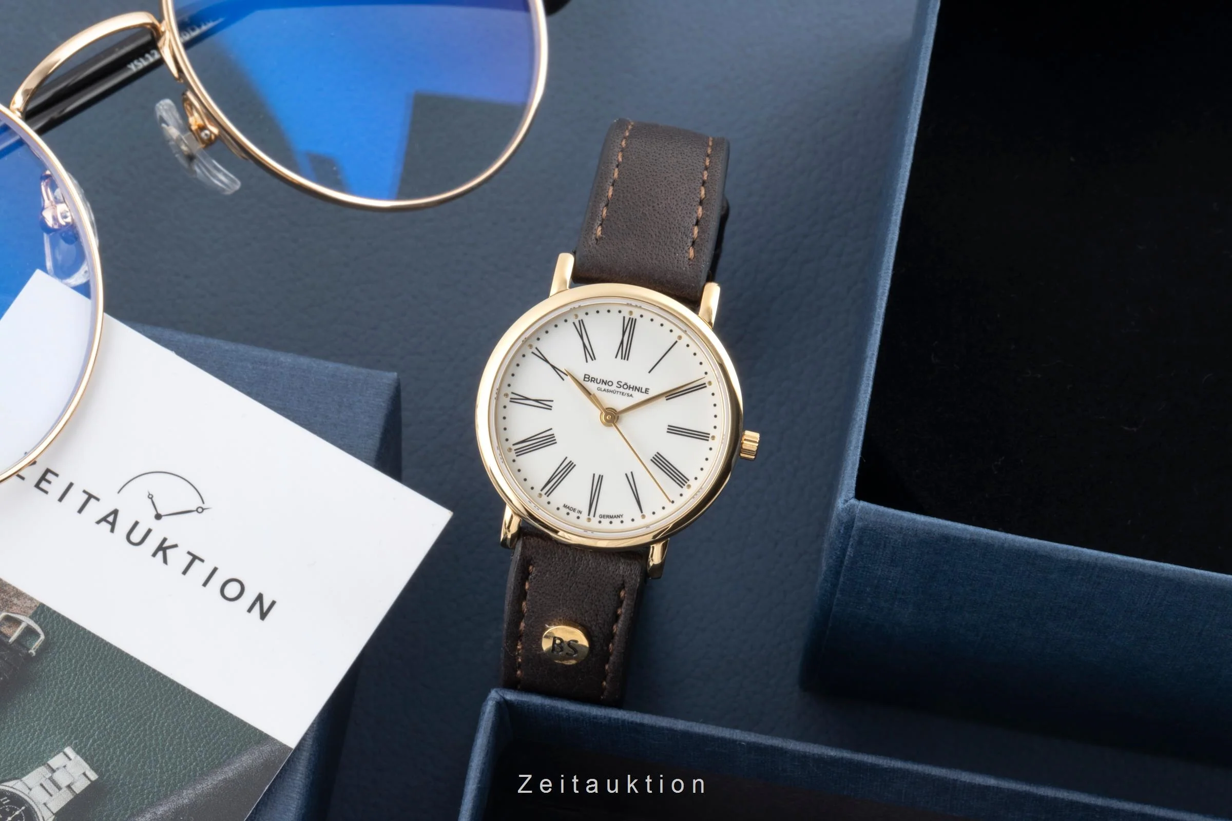 Bruno Söhnle Glashütte Nabucco gilt / steel quartz women's watch 17-33045-137  [2504771] - Image 4