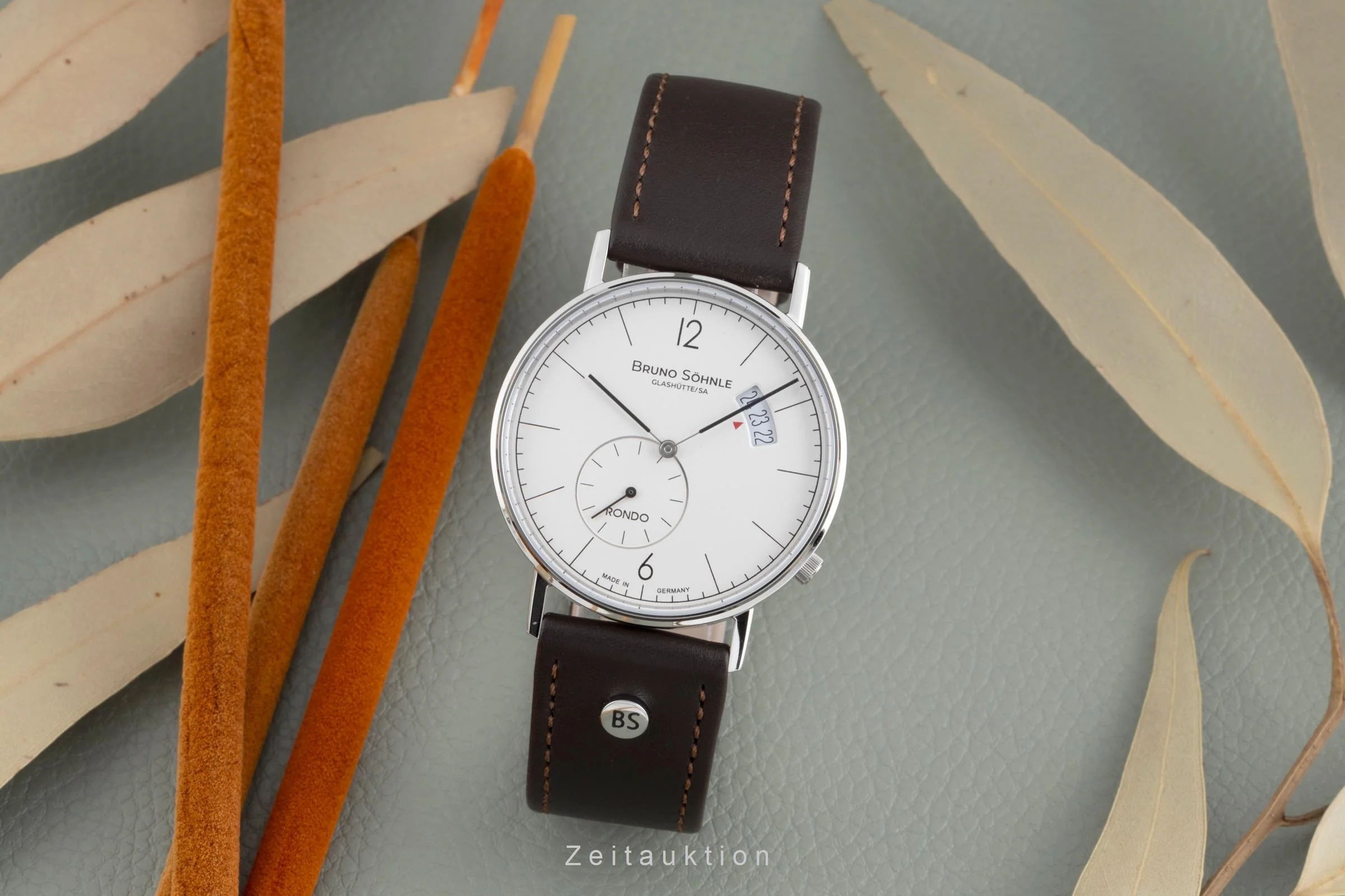 Bruno Söhnle Glashütte Rondo Big steel quartz men's watch 17-13053-261  [2503479] - Image 4