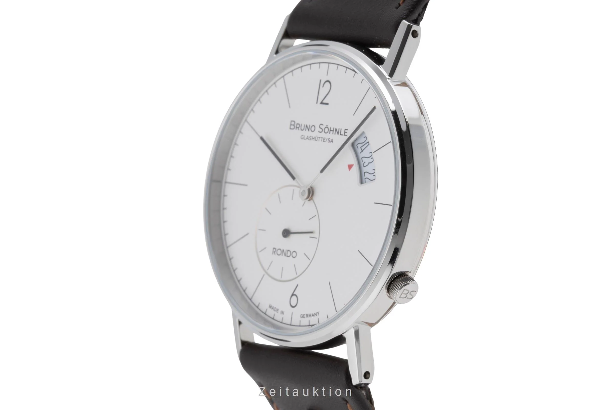 Bruno Söhnle Glashütte Rondo Big steel quartz men's watch 17-13053-261  [2503479] - Image 7