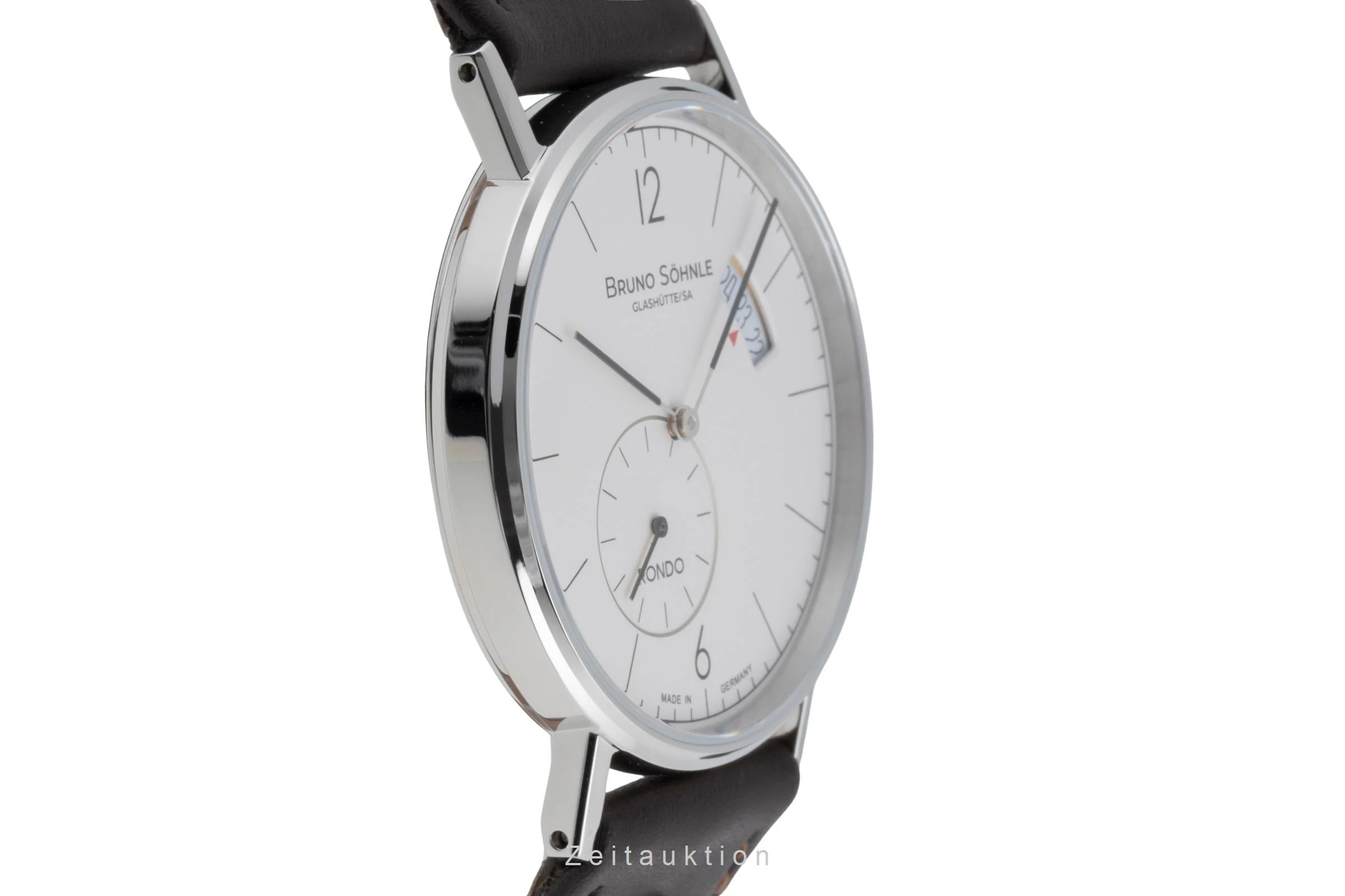 Bruno Söhnle Glashütte Rondo Big steel quartz men's watch 17-13053-261  [2503479] - Image 8