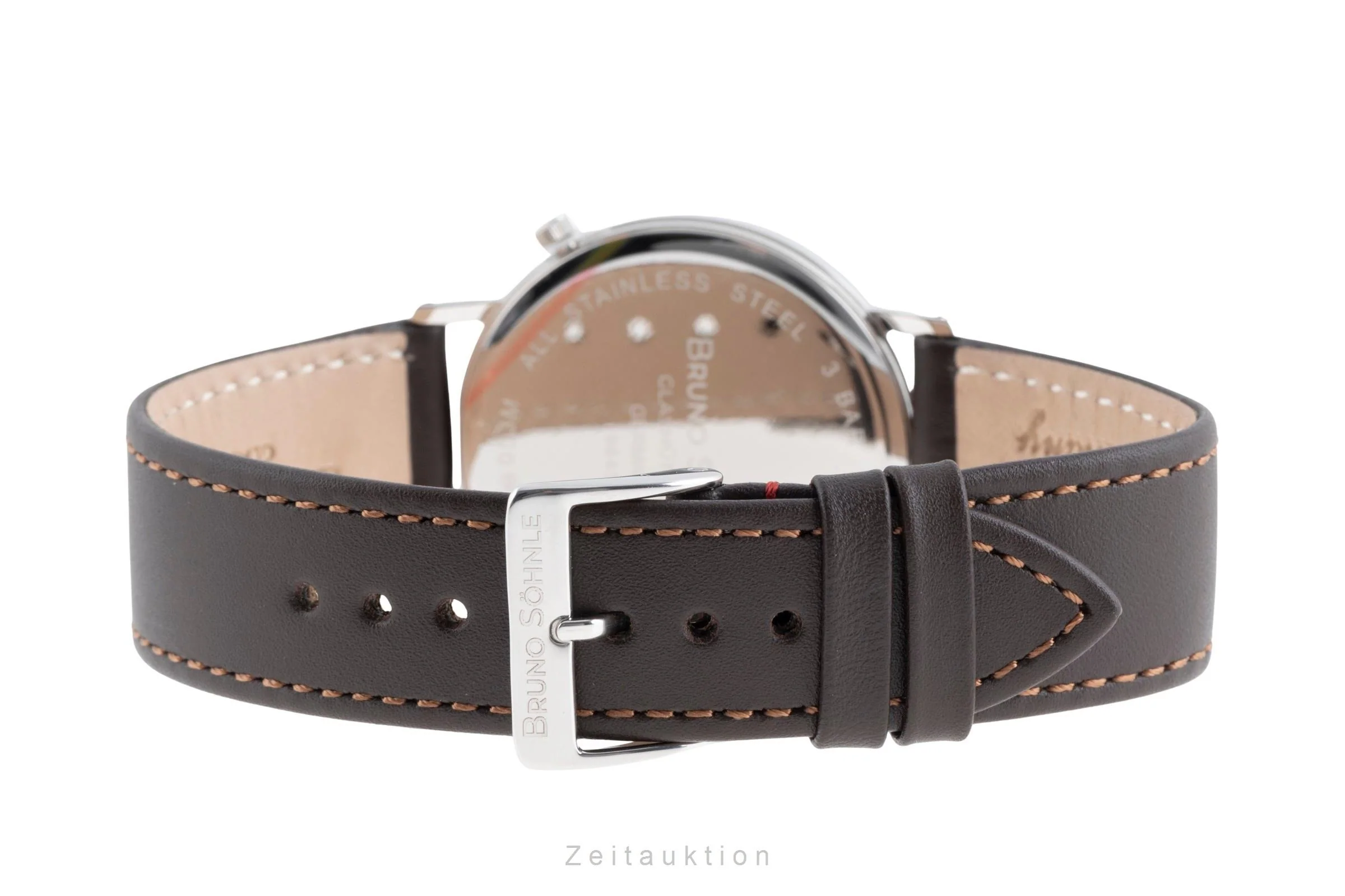 Bruno Söhnle Glashütte Rondo Big steel quartz men's watch 17-13053-261  [2506459] - Image 13
