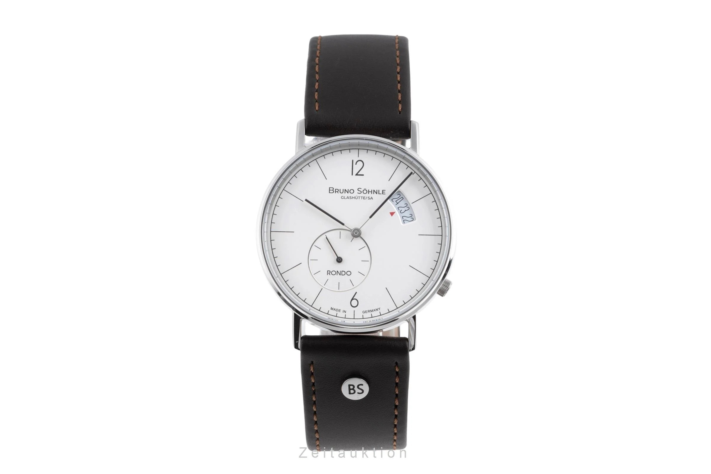 Bruno Söhnle Glashütte Rondo Big steel quartz men's watch 17-13053-261  [2506459] - Image 5