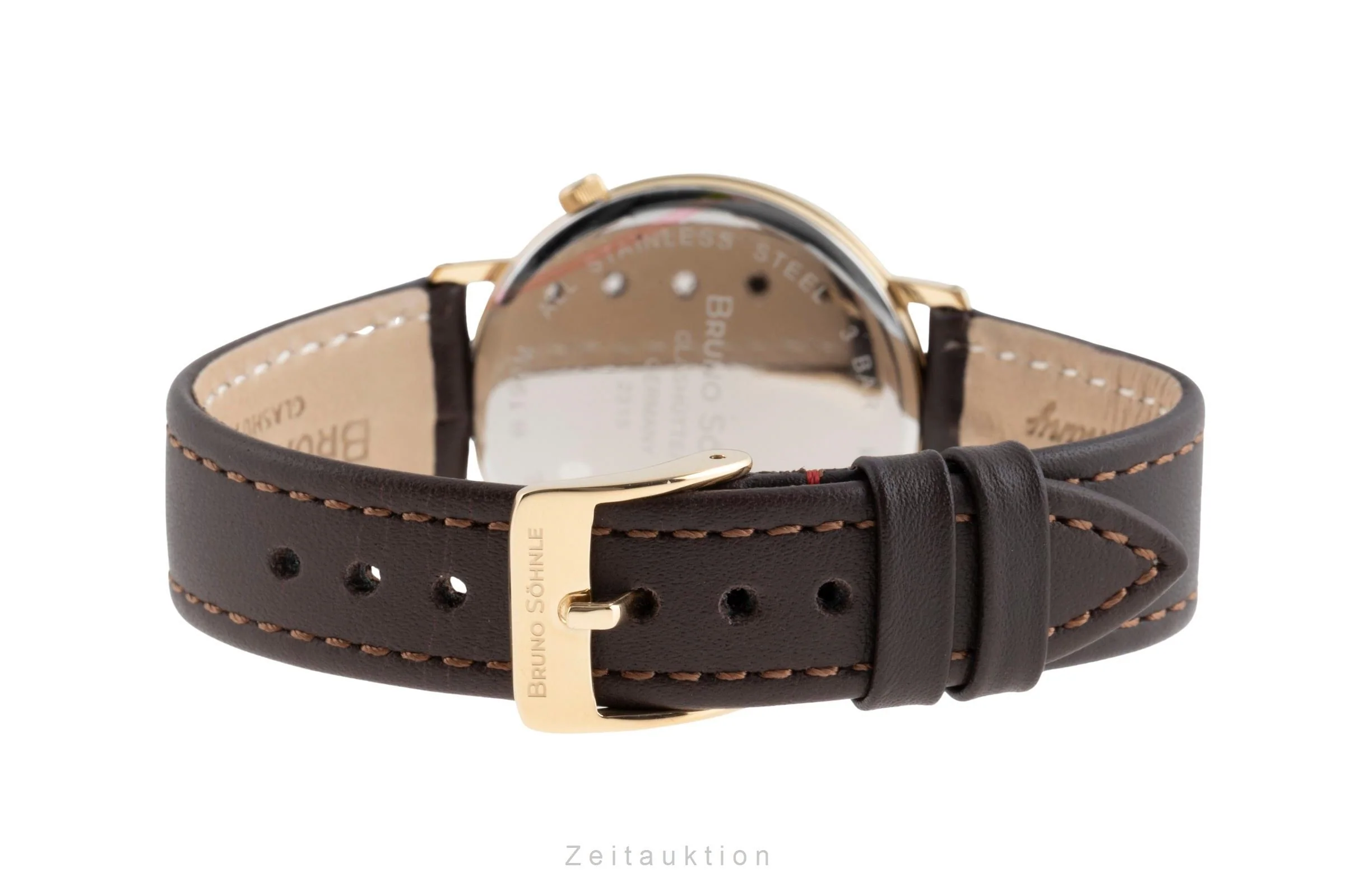 Bruno Söhnle Glashütte Rondo gilt / steel quartz women's watch 17-33192-261  [2503441] - Image 13