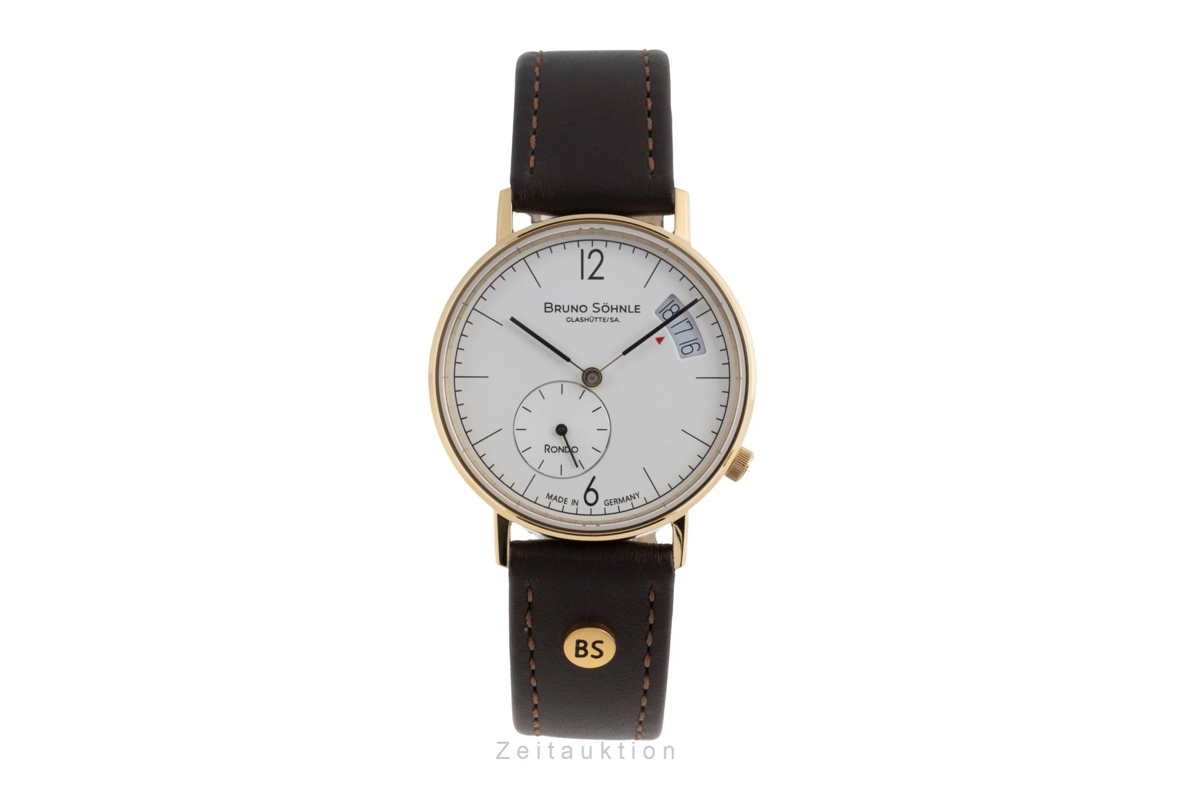 Bruno Söhnle Glashütte Rondo gilt / steel quartz women's watch 17-33192-261  [2503441] - Image 5