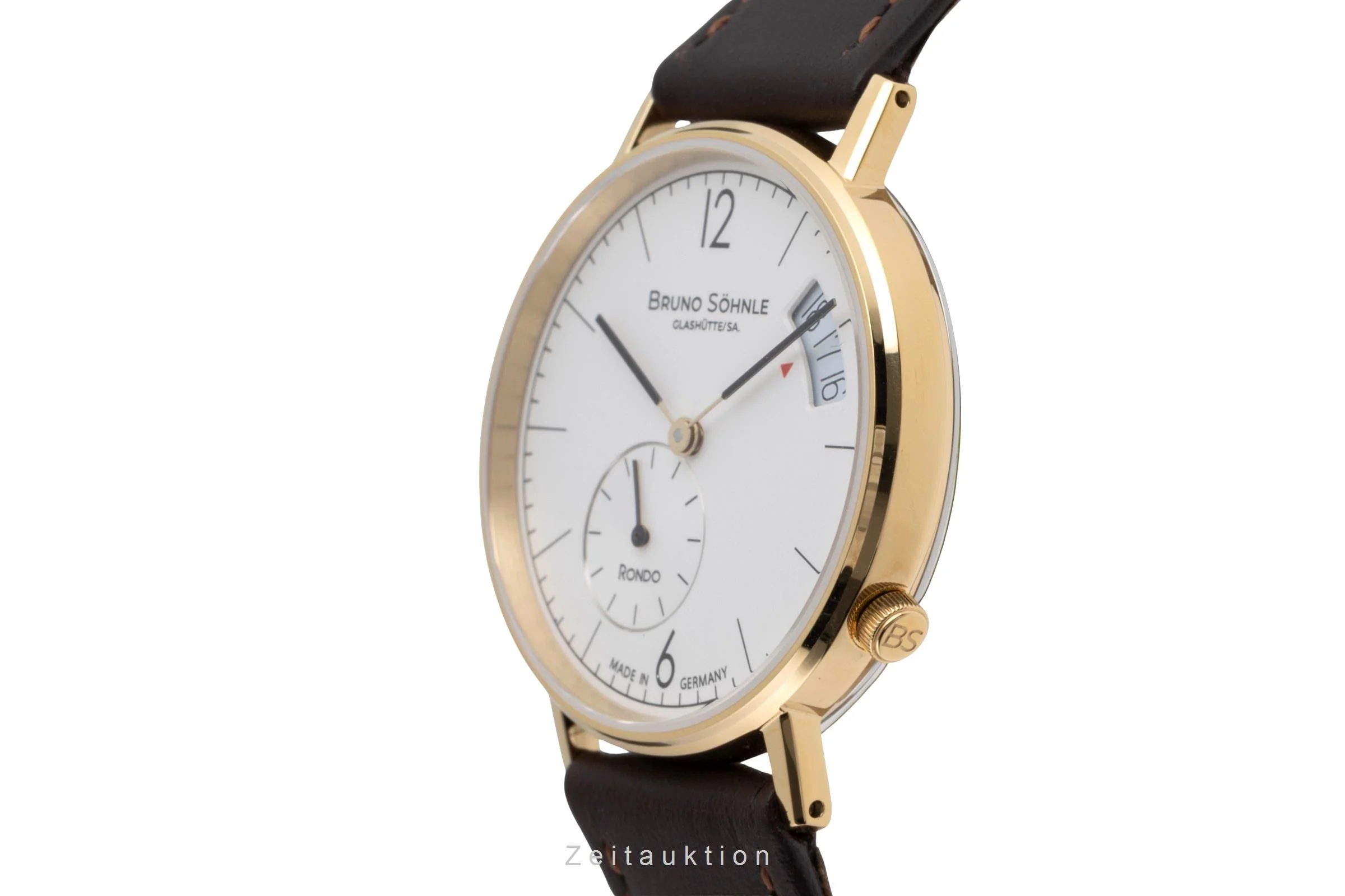 Bruno Söhnle Glashütte Rondo gilt / steel quartz women's watch 17-33192-261  [2503441] - Image 7