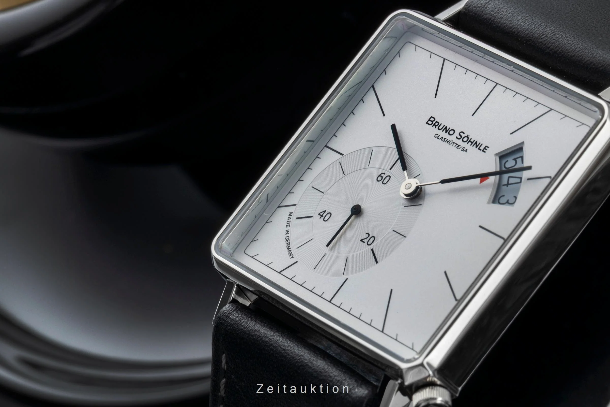 Bruno Söhnle Glashütte Rondo III Big steel quartz men's watch 17-13072-243  [2507285] - Image 15