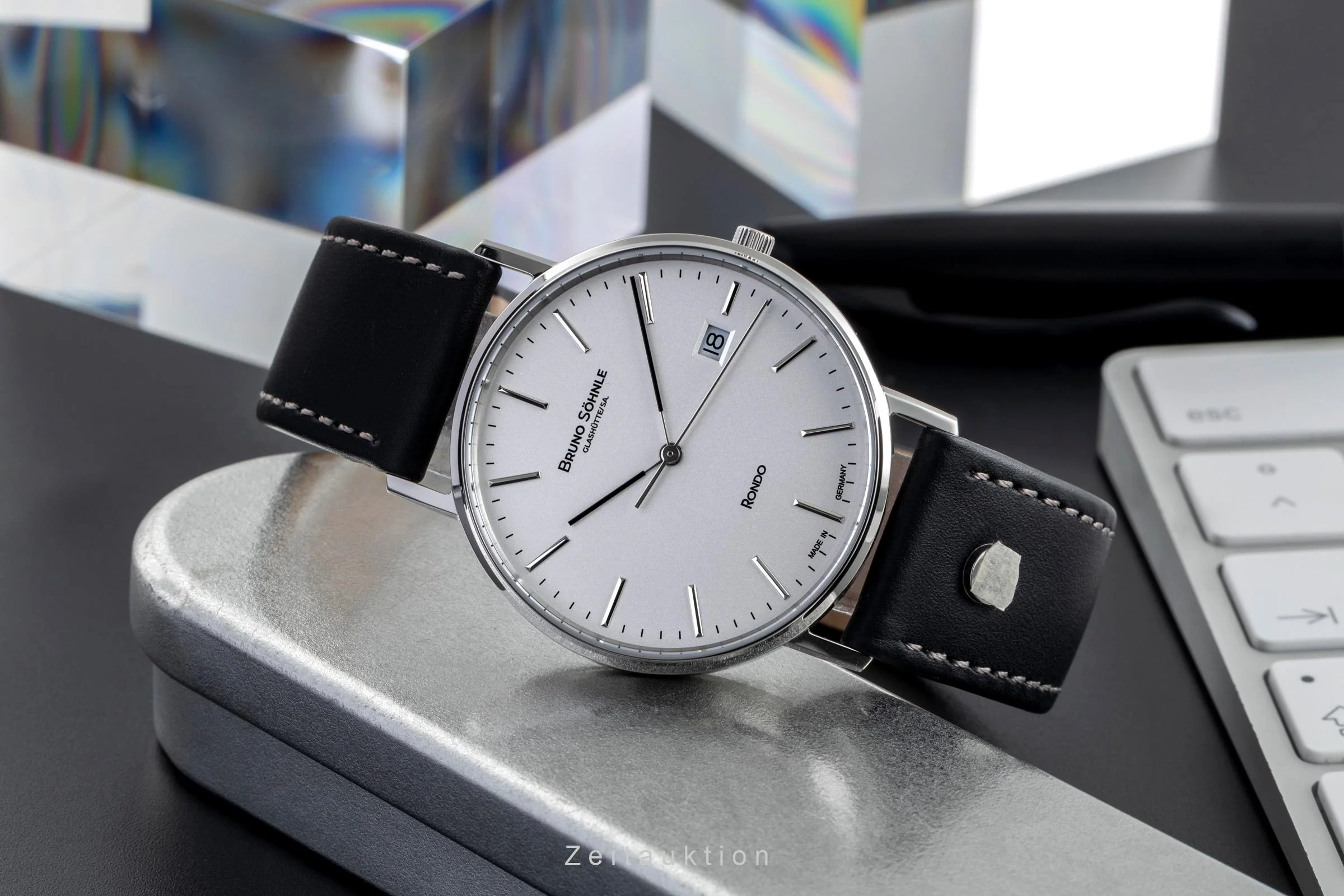 Bruno Söhnle Glashütte Rondo steel quartz men's watch 17-13105-241  [2504858] - Image 3