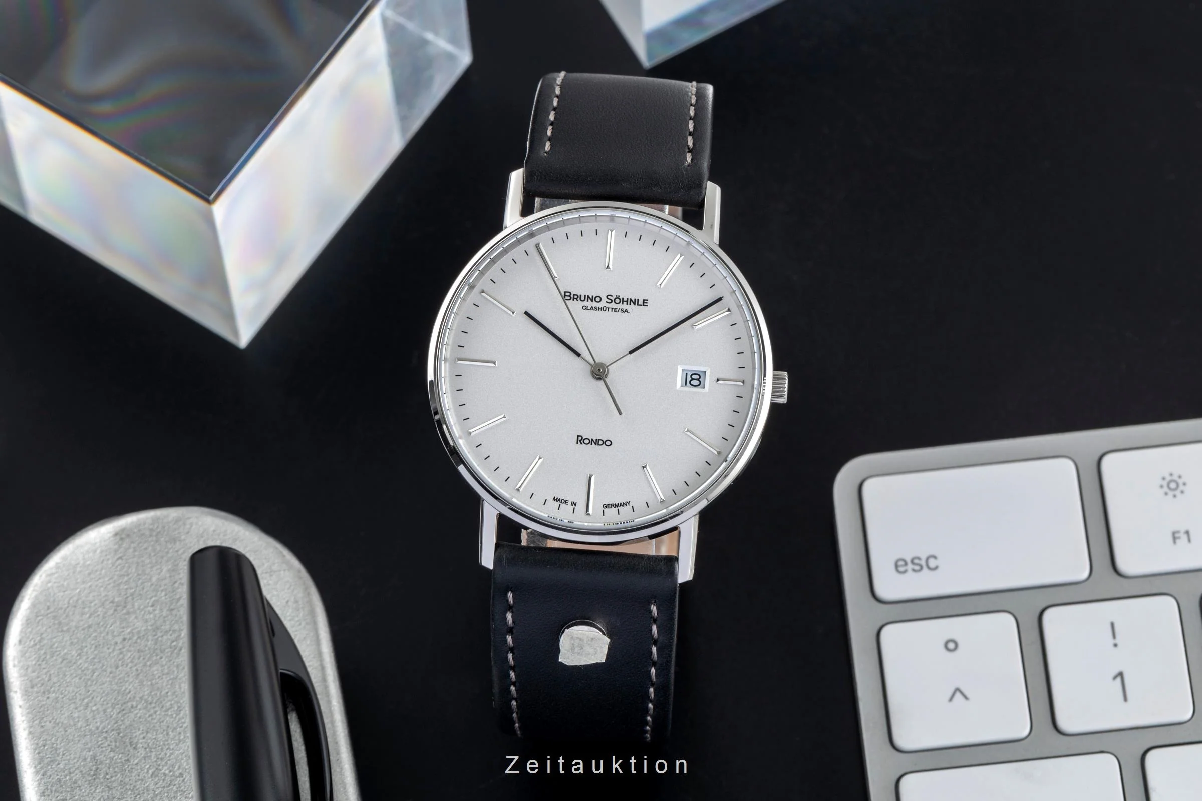 Bruno Söhnle Glashütte Rondo steel quartz men's watch 17-13105-241  [2504858] - Image 4