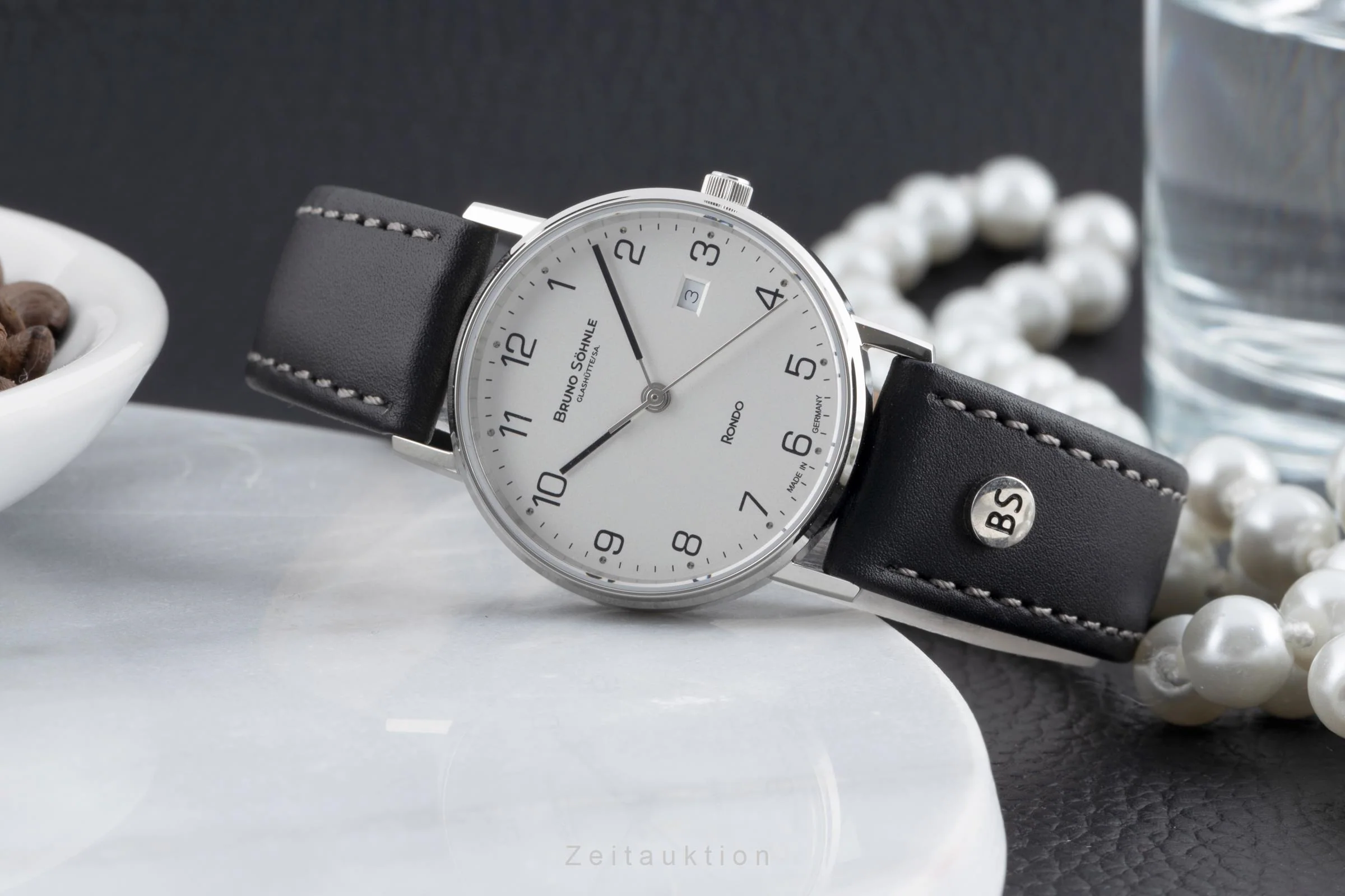 Bruno Söhnle Glashütte Rondo steel quartz women's watch 17-13106-221  [2503434] - Image 3