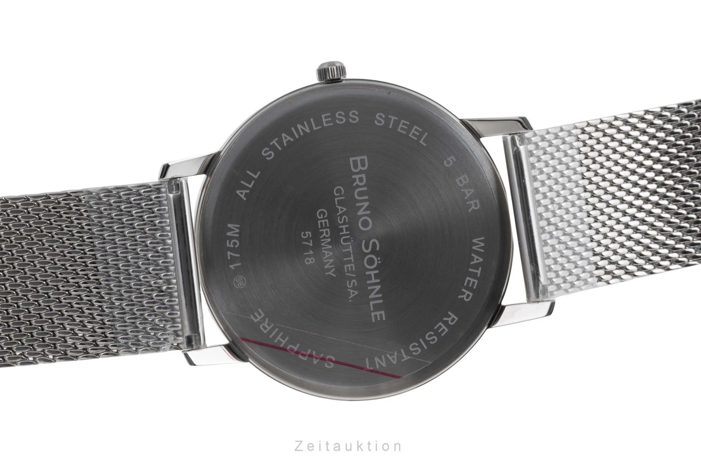 Bruno Söhnle Glashütte Stuttgard III Big steel quartz men's watch 17-13175-342  [2503536] - Image 11