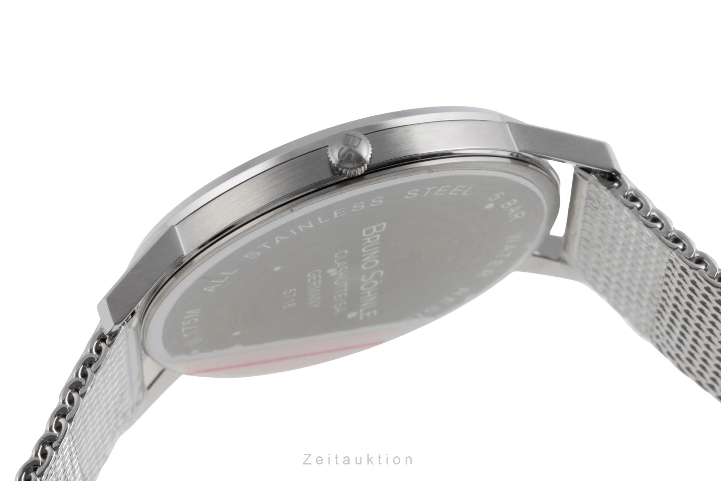 Bruno Söhnle Glashütte Stuttgard III Big steel quartz men's watch 17-13175-342  [2506462] - Image 12