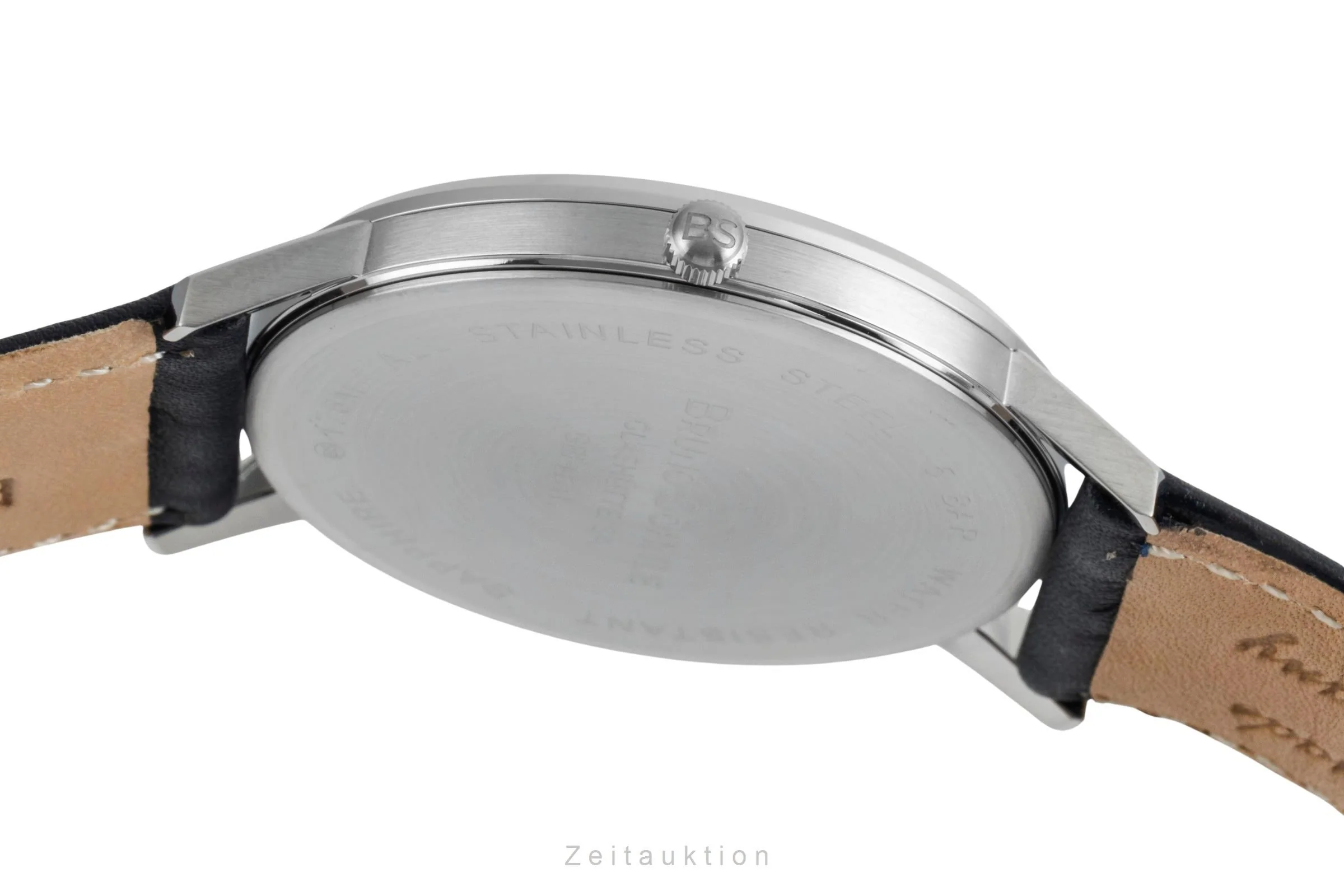 Bruno Söhnle Glashütte Stuttgart III Big steel quartz men's watch 17-13175-243  [2503429] - Image 13