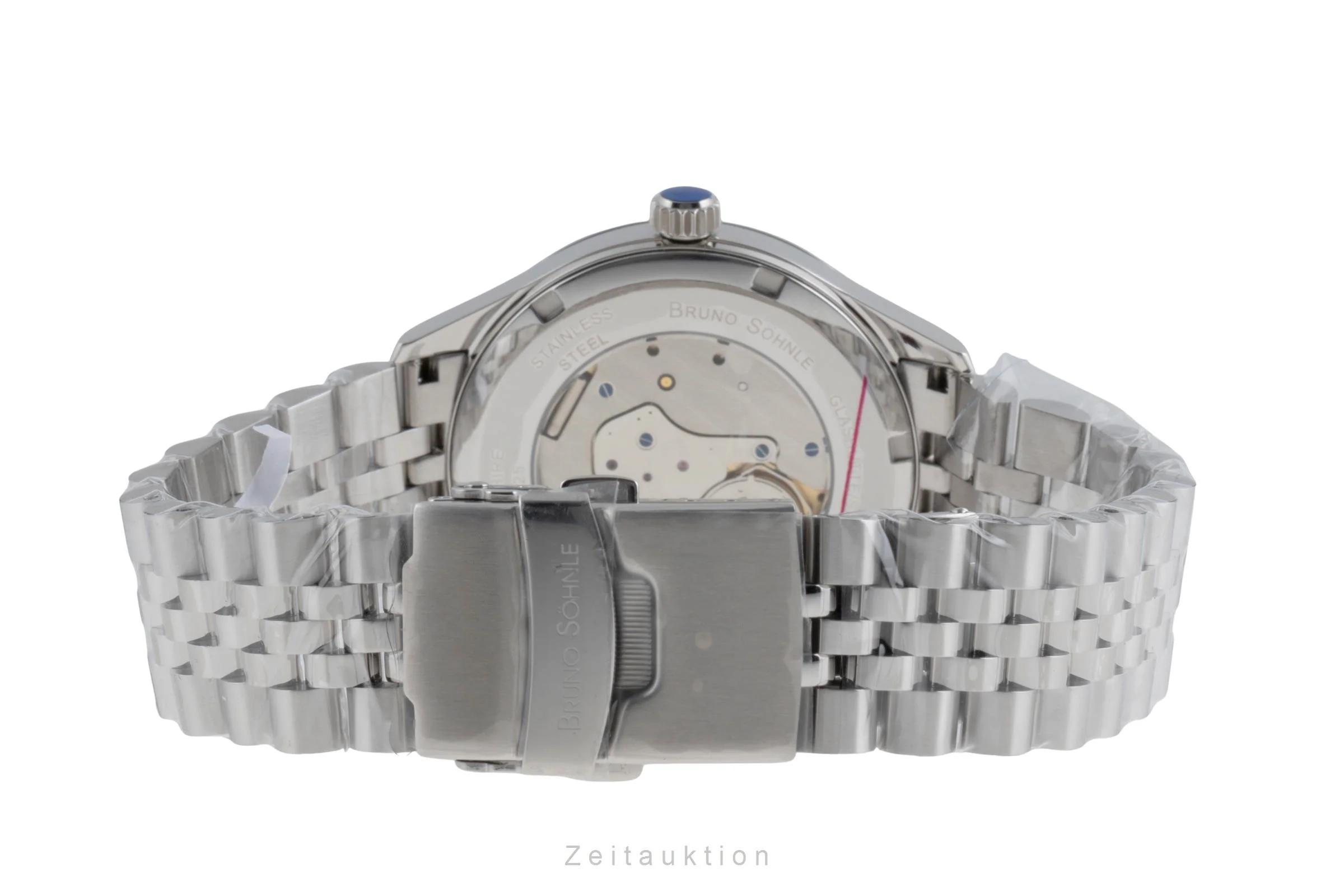 Bruno Söhnle Glashütte Turin III Big steel quartz men's watch 17-13225-842  [2503439] - Image 13