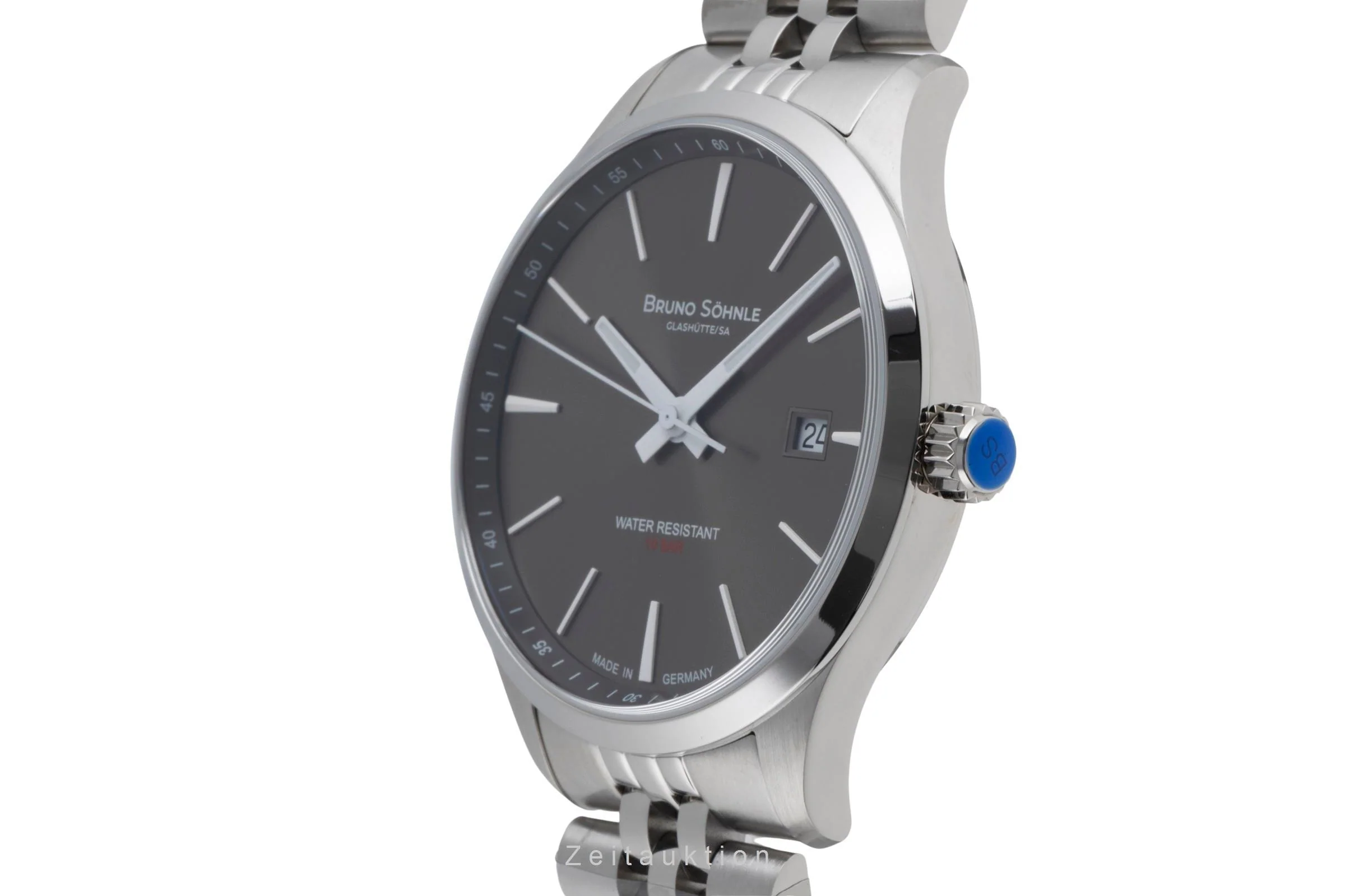 Bruno Söhnle Glashütte Turin III Big steel quartz men's watch 17-13225-842  [2503439] - Image 7