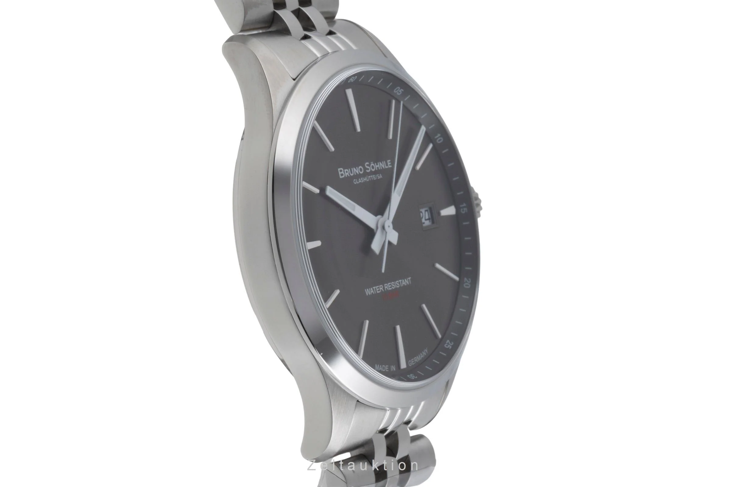 Bruno Söhnle Glashütte Turin III Big steel quartz men's watch 17-13225-842  [2503439] - Image 8