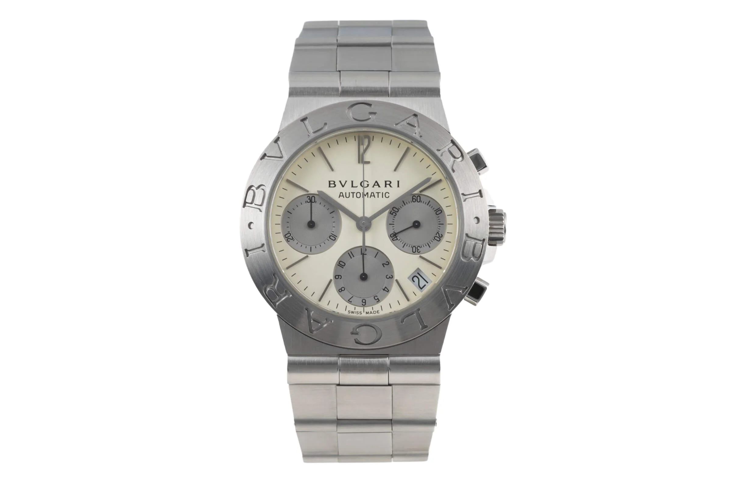 Bvlgari Diagono chronograph steel automatic unisex CH35S  [2402723] - Image 4