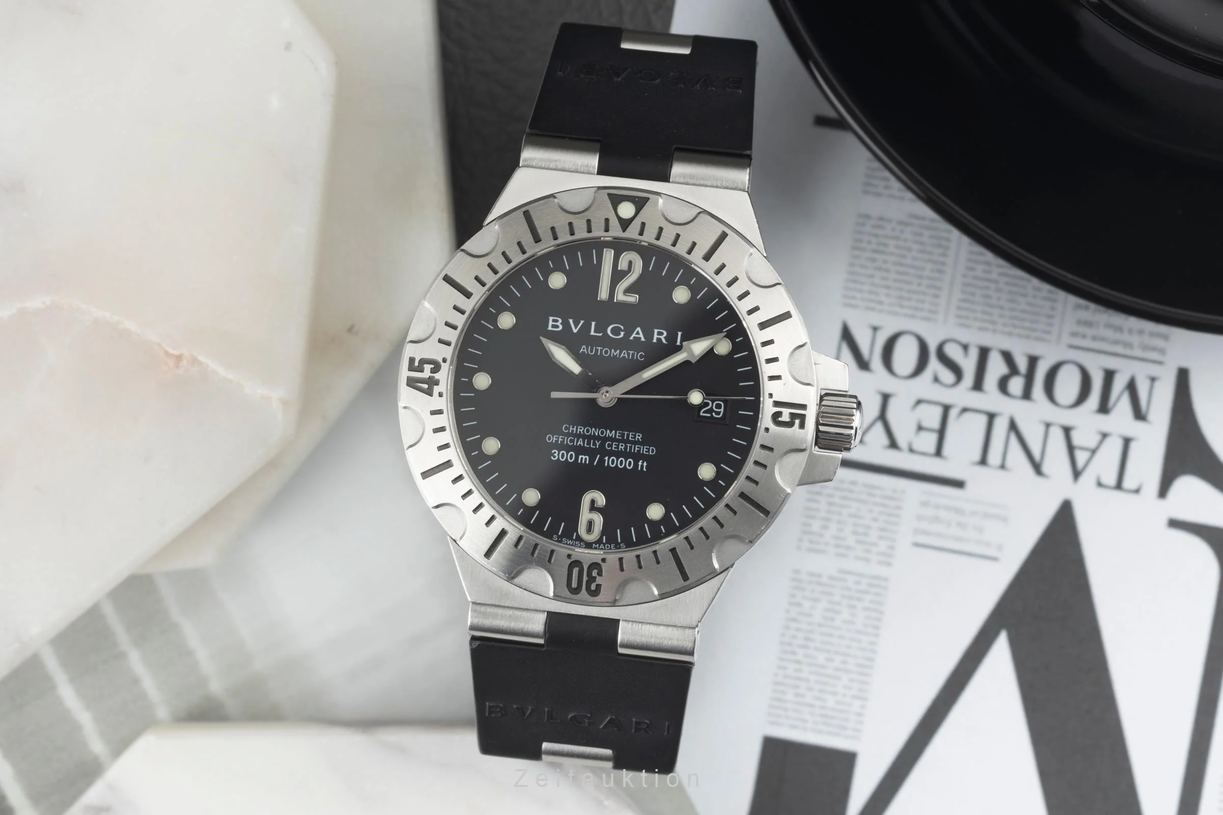 Bvlgari Diagono steel automatic men's watch SD 40 S  [2400676] - Image 3