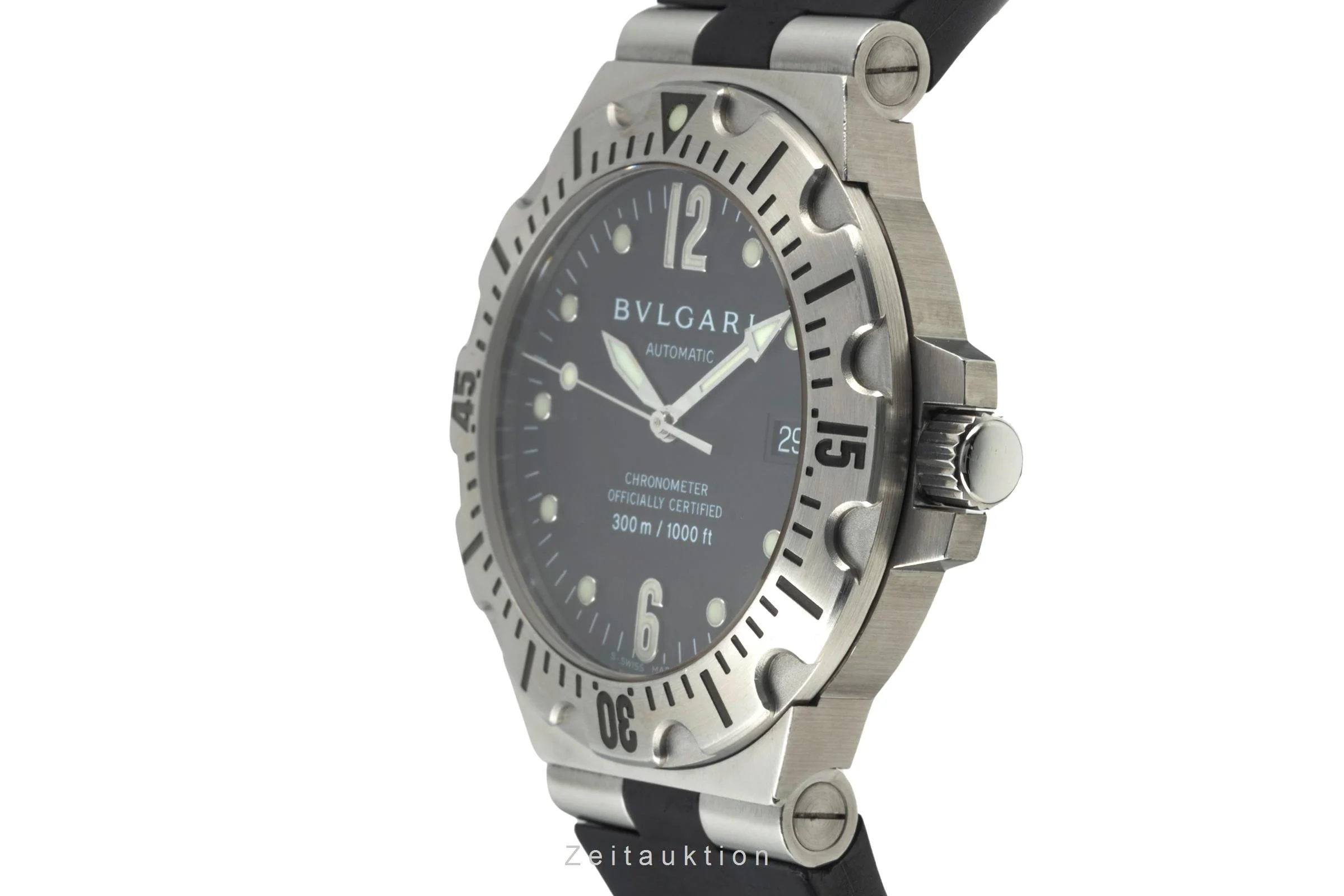 Bvlgari Diagono steel automatic men's watch SD 40 S  [2400676] - Image 6
