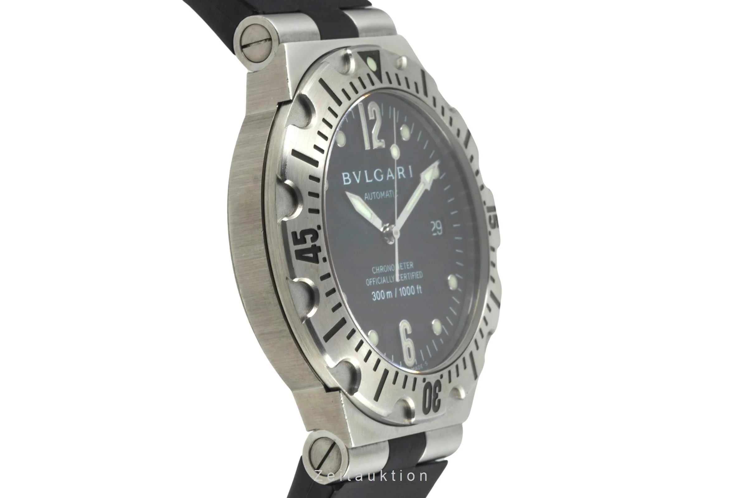 Bvlgari Diagono steel automatic men's watch SD 40 S  [2400676] - Image 7