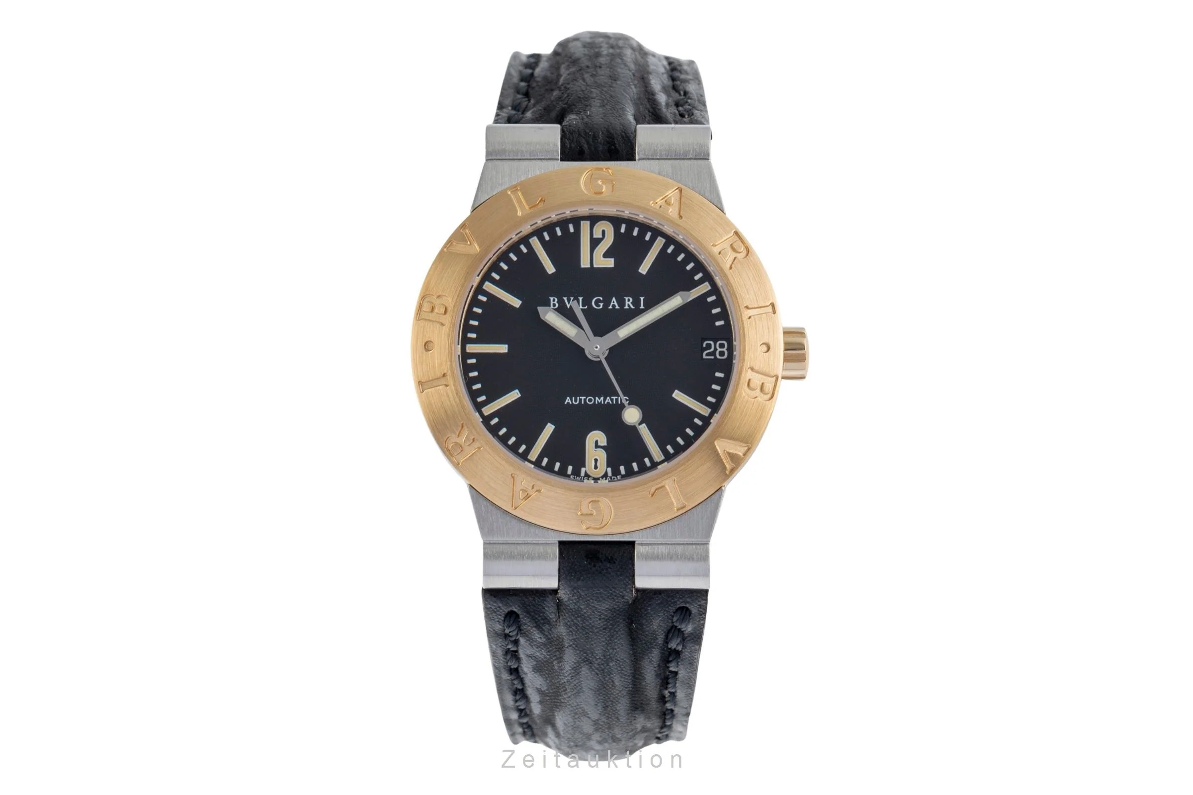 Bvlgari Diagono steel / gold quartz women's watch LC29SG  [2405164] - Image 4