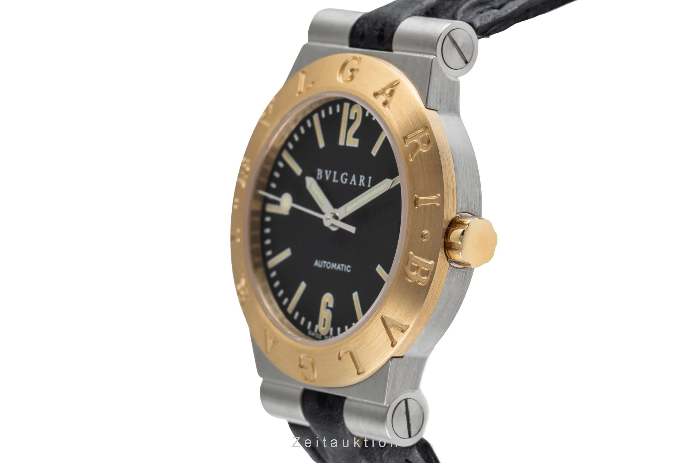 Bvlgari Diagono steel / gold quartz women's watch LC29SG  [2405164] - Image 6