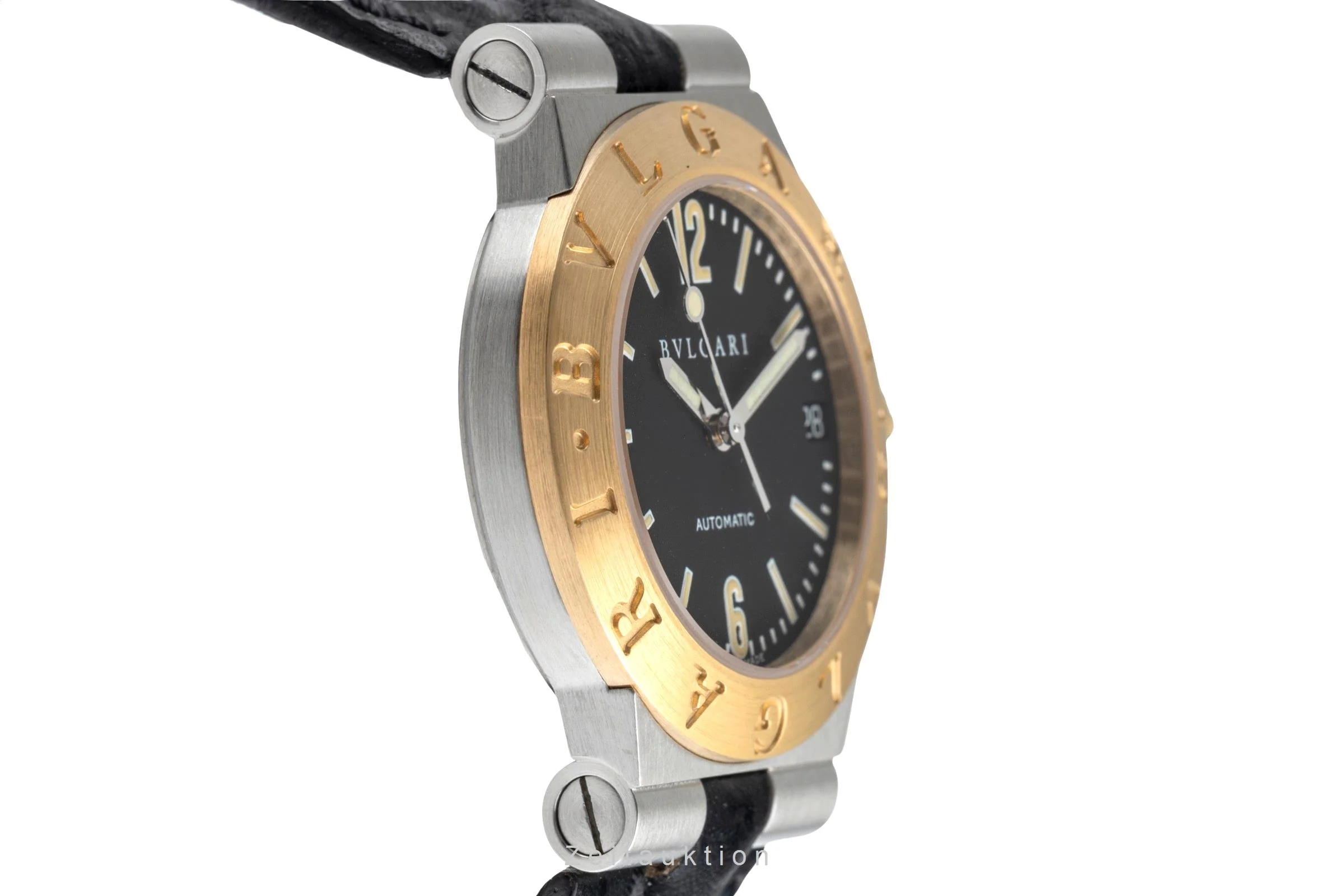 Bvlgari Diagono steel / gold quartz women's watch LC29SG  [2405164] - Image 7