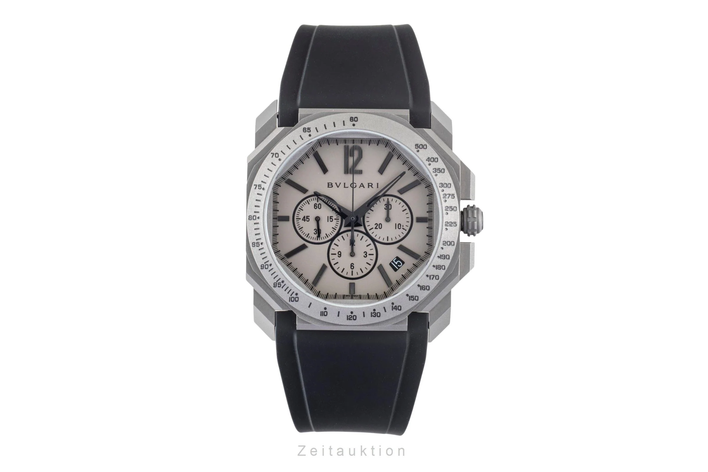 Bvlgari Octo chronograph titanium automatic men's watch 102859  [2600714] - Image 5