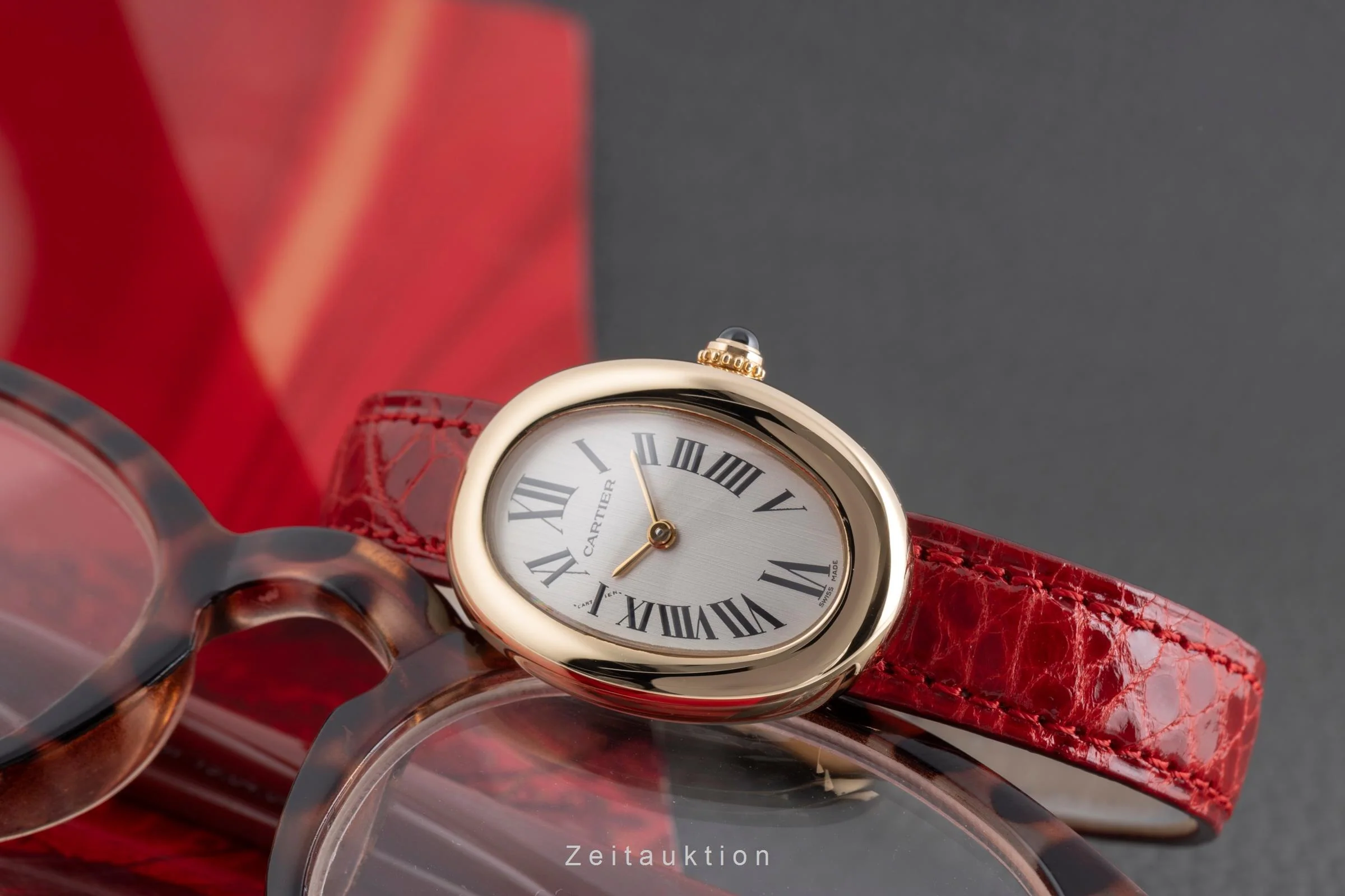 Cartier Baignoire 18 ct gold quartz women's watch W1536799  [2503129] - Image 3