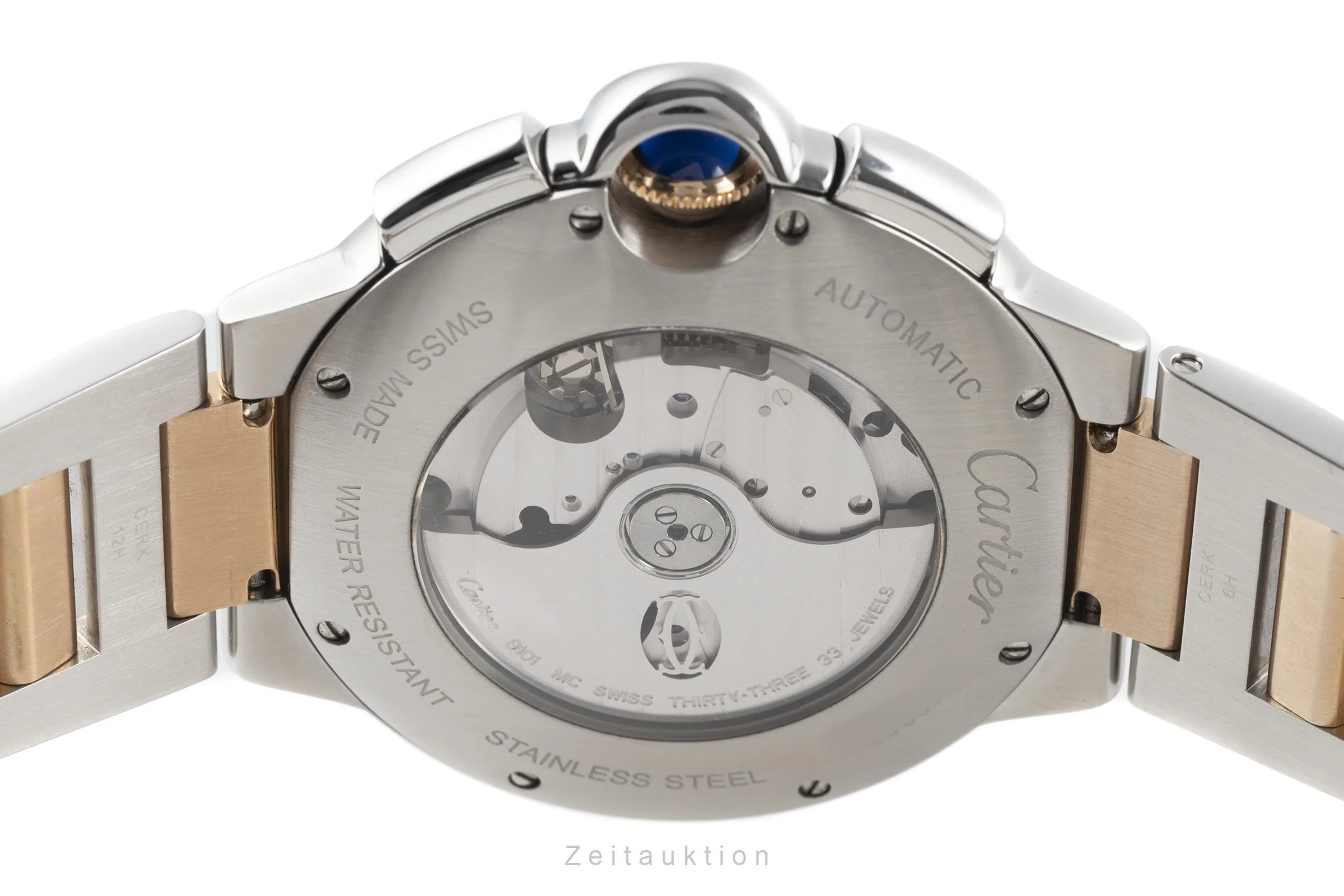 Cartier Ballon Bleu de Cartier chronograph steel automatic men's watch 3109  [2202397] - Image 9