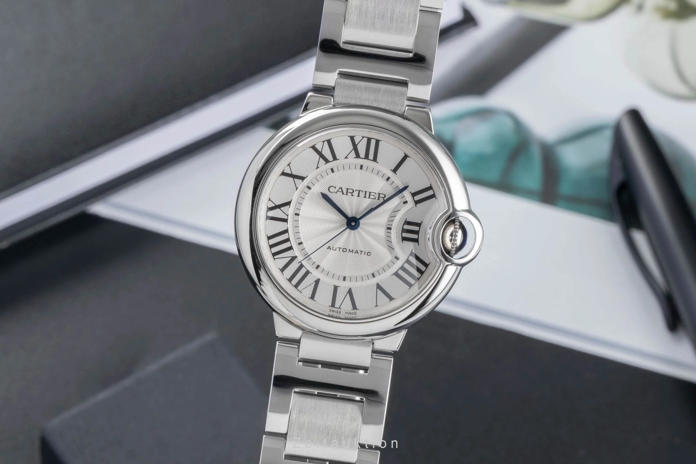 Cartier Ballon Bleu de Cartier steel automatic men's watch 4372, WSBB0048  [2500262] - Image 2