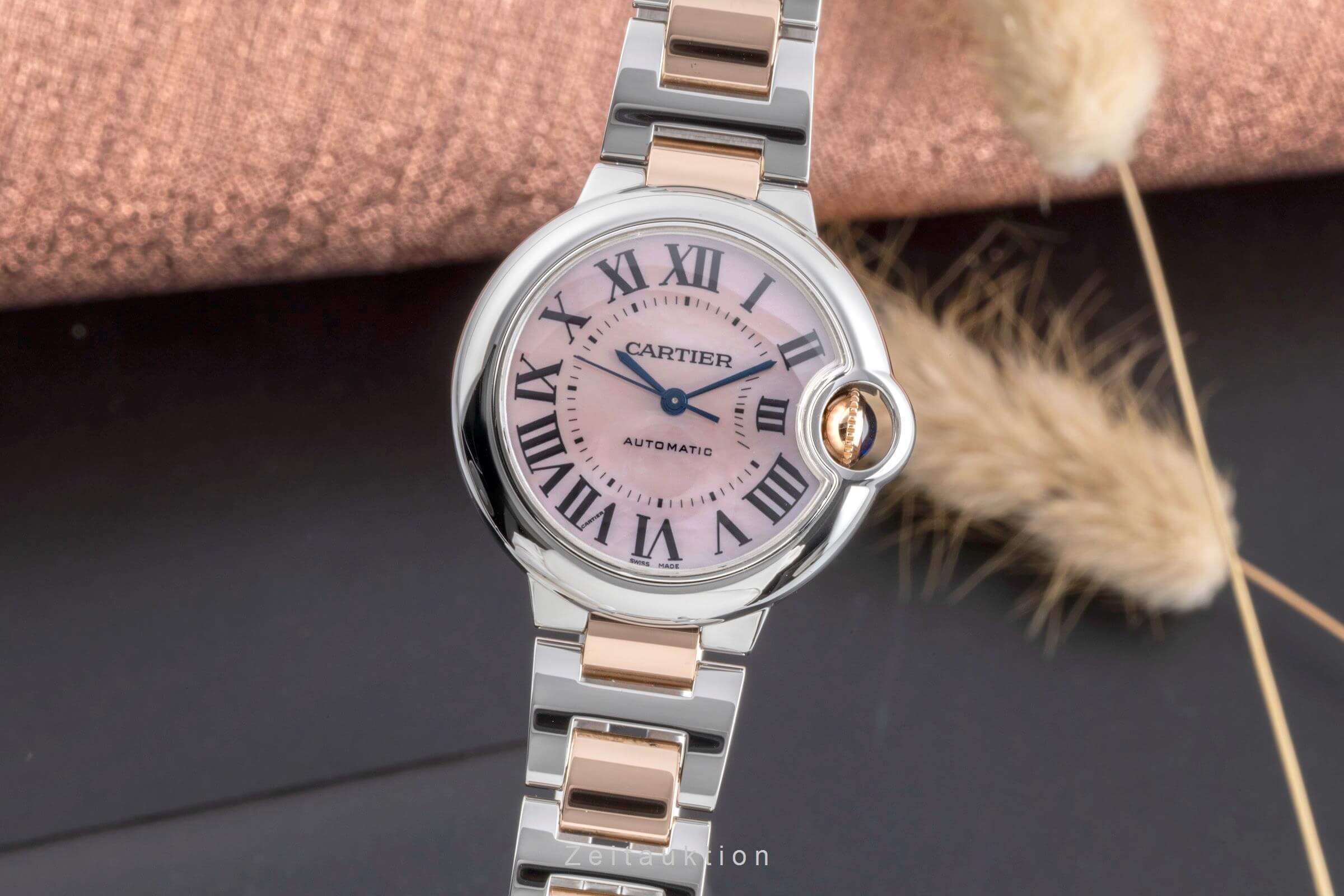Cartier Ballon Bleu de Cartier steel / gold automatic women's watch W6920098  [2502034] - Image 2