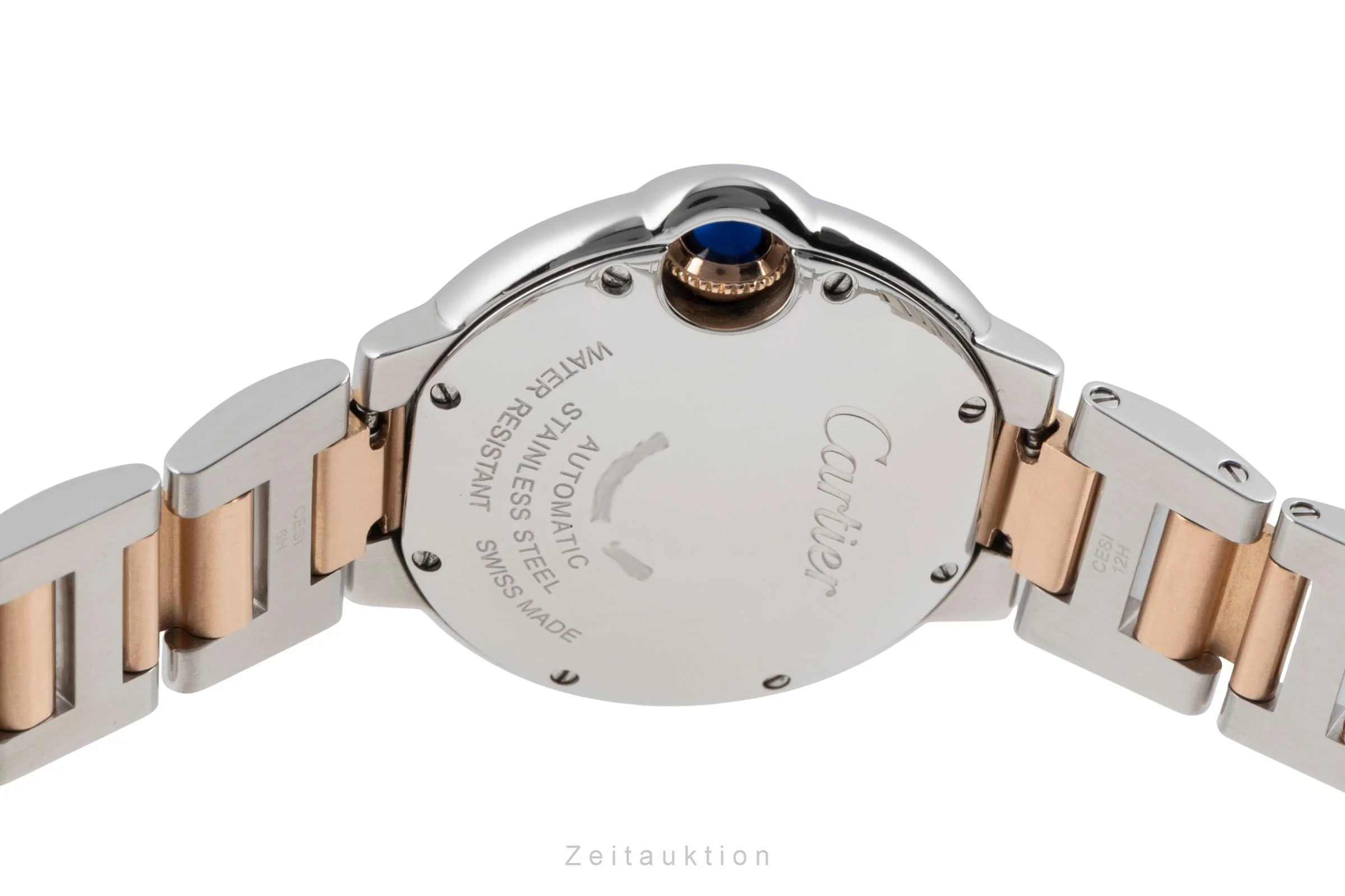 Cartier Ballon Bleu de Cartier steel / gold automatic women's watch WE902044  [2506108] - Image 11