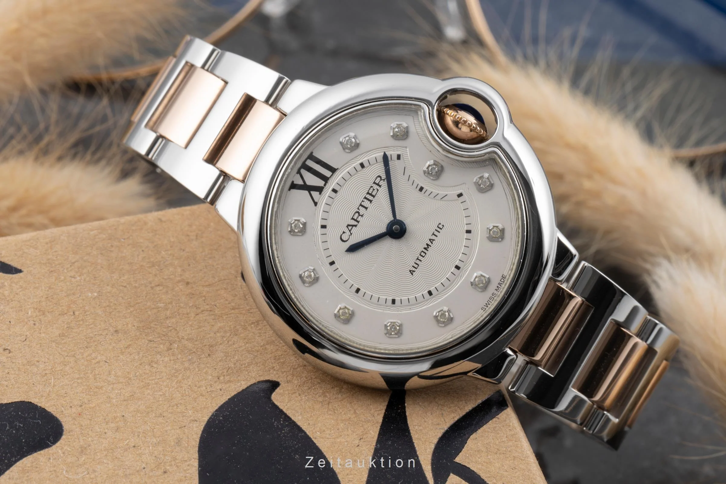 Cartier Ballon Bleu de Cartier steel / gold automatic women's watch WE902044  [2506108] - Image 3