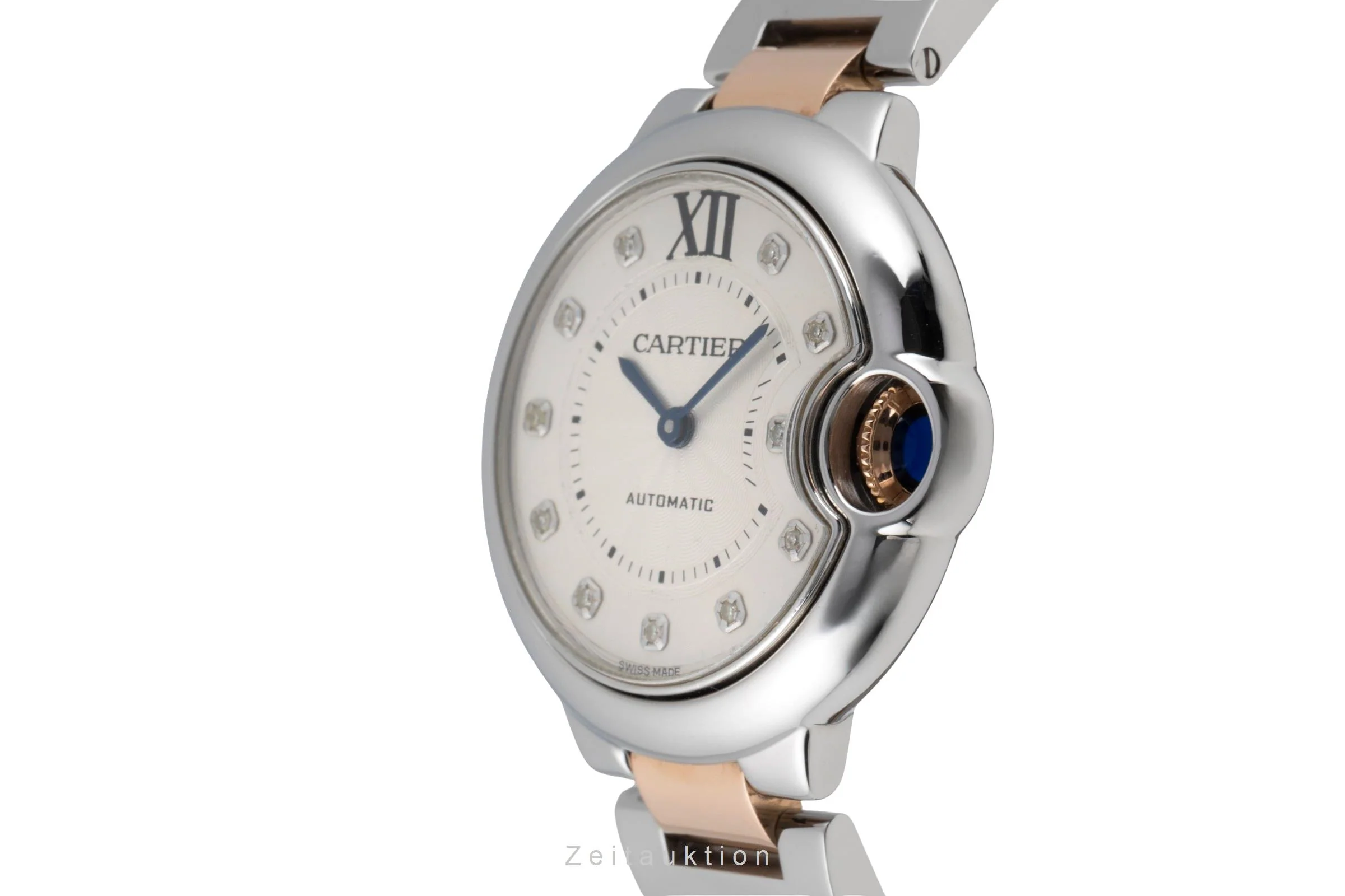 Cartier Ballon Bleu de Cartier steel / gold automatic women's watch WE902044  [2506108] - Image 7
