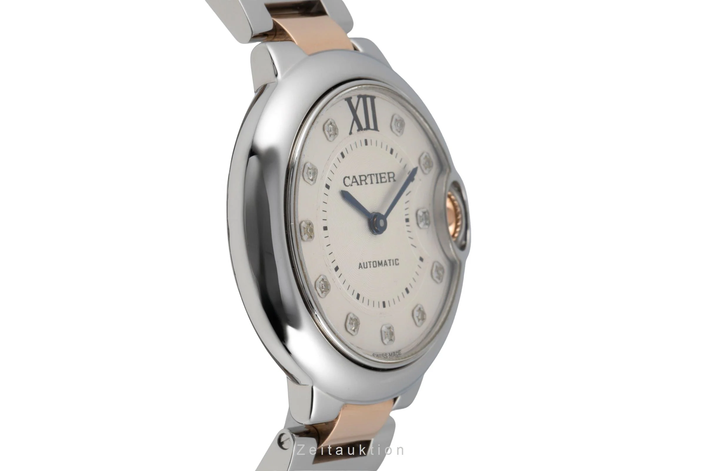 Cartier Ballon Bleu de Cartier steel / gold automatic women's watch WE902044  [2506108] - Image 8