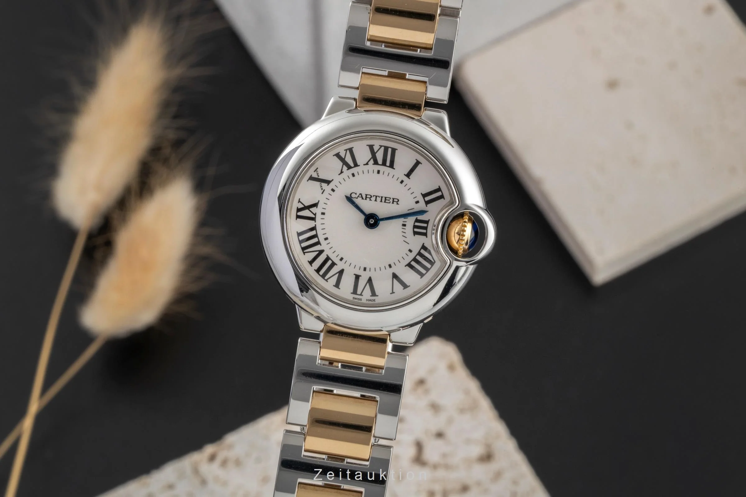 Cartier Ballon Bleu de Cartier steel / gold quartz women's watch W69007Z3  [2600640] - Image 2