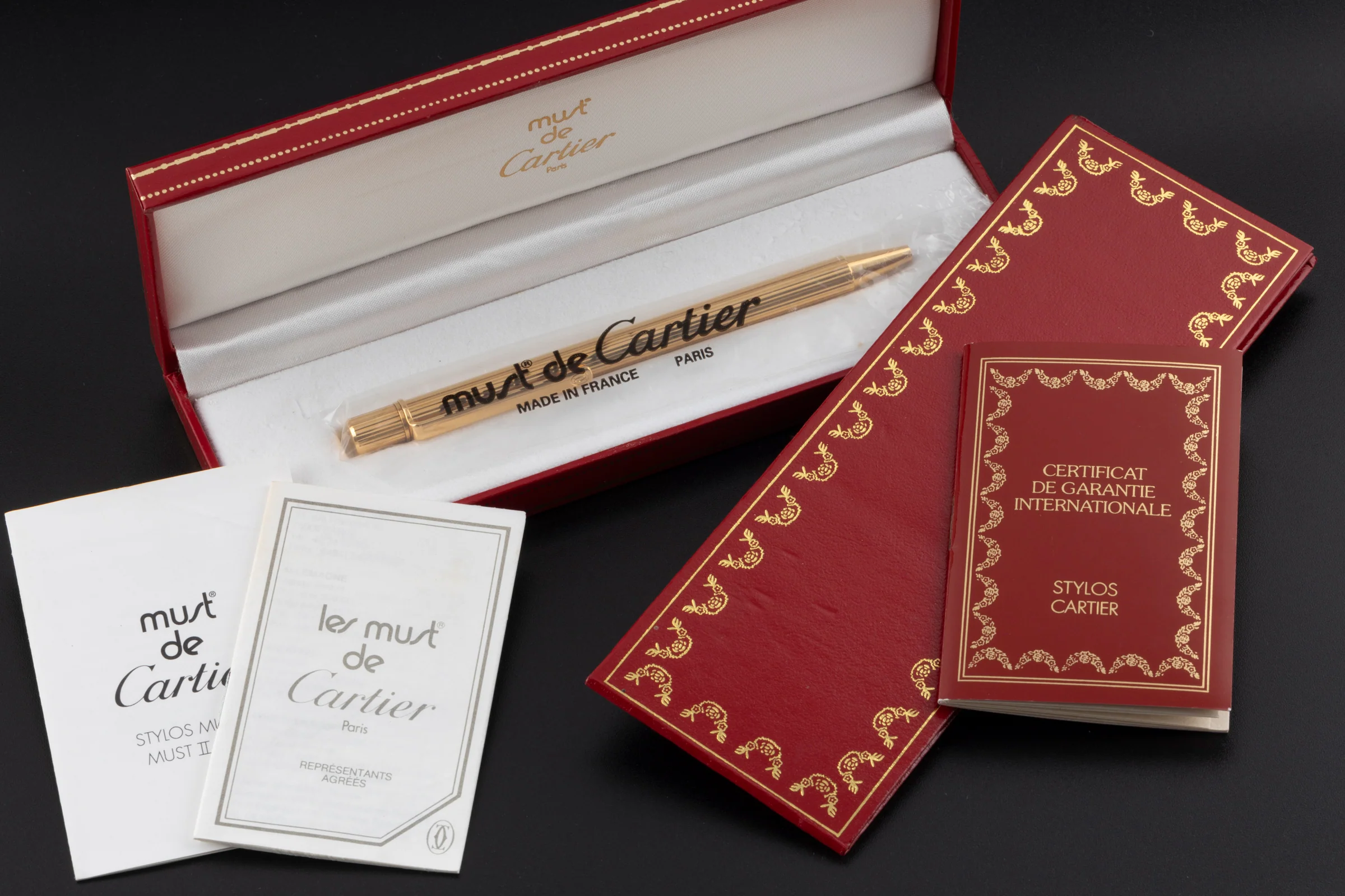 Cartier Ballpoint Pen Must II Ballpoint Pen Must II Pen Ref. ST150090 B&P[KL25882] - Image 8