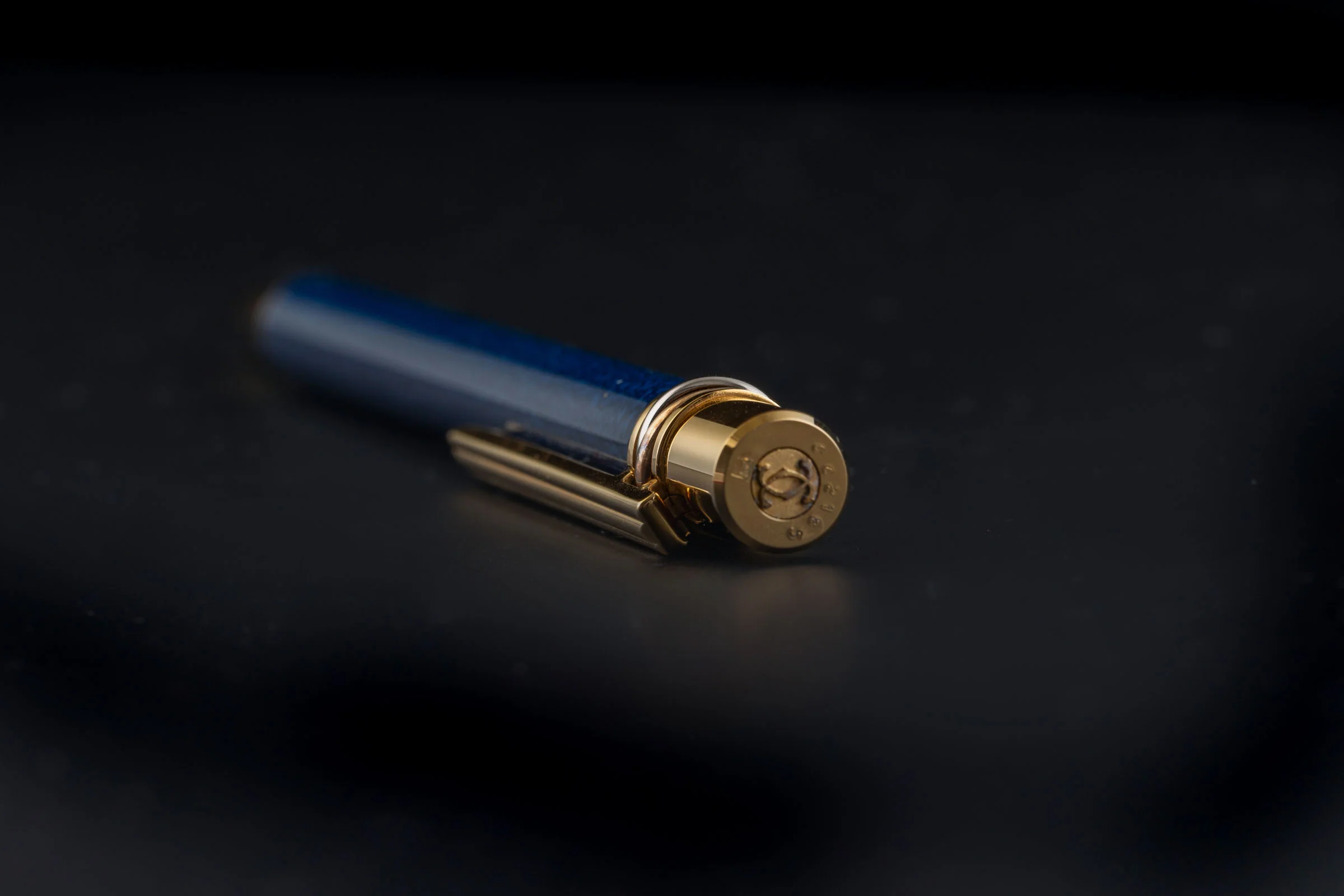 Cartier Ballpoint Pen Must Lacquer Blue Ballpoint Pen Trinity Blue Pen Ref. ST150008[KL25884] - Image 4